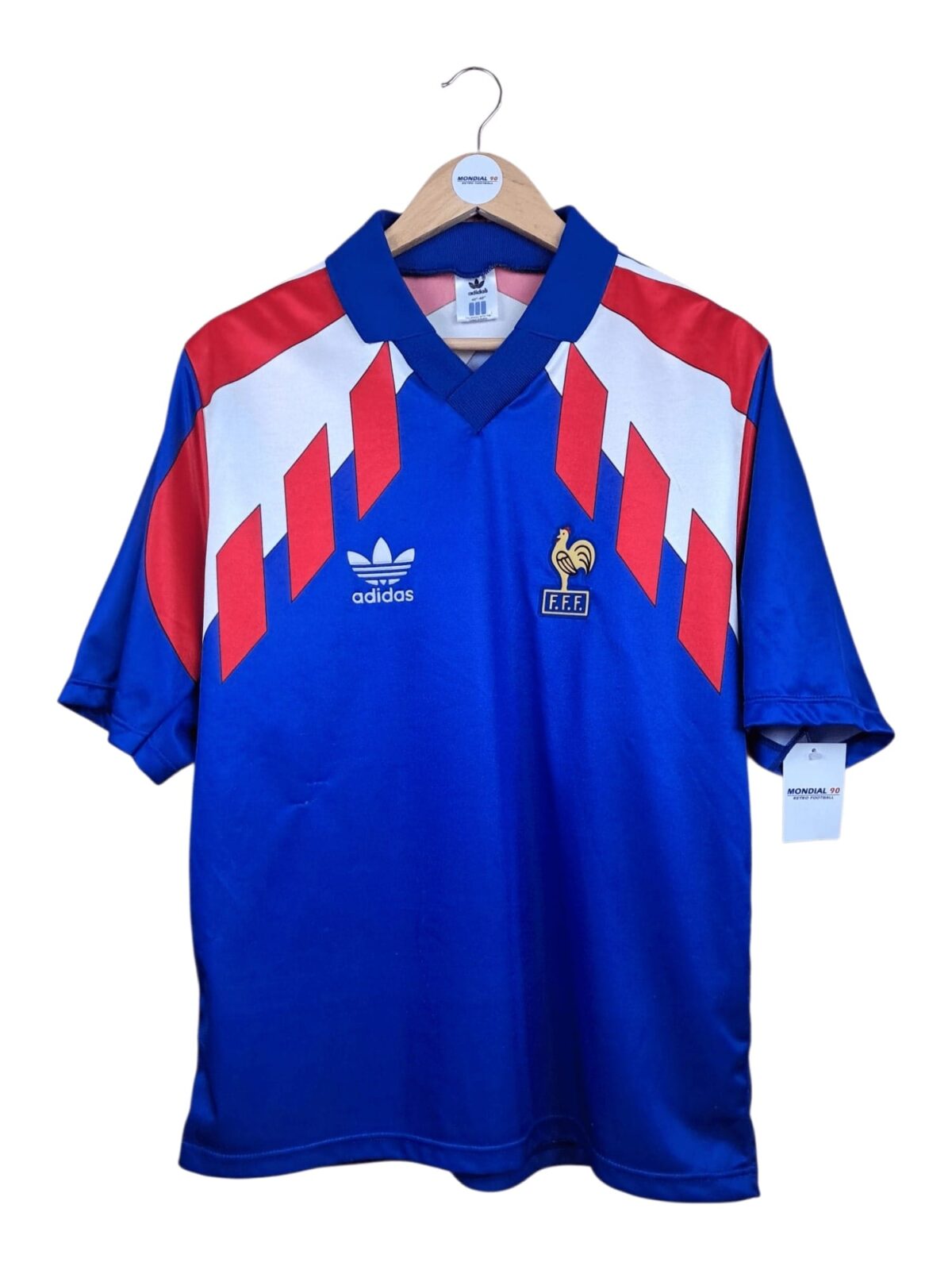 Face avant du maillot 1989-92 – France – Maillot domicile (L)