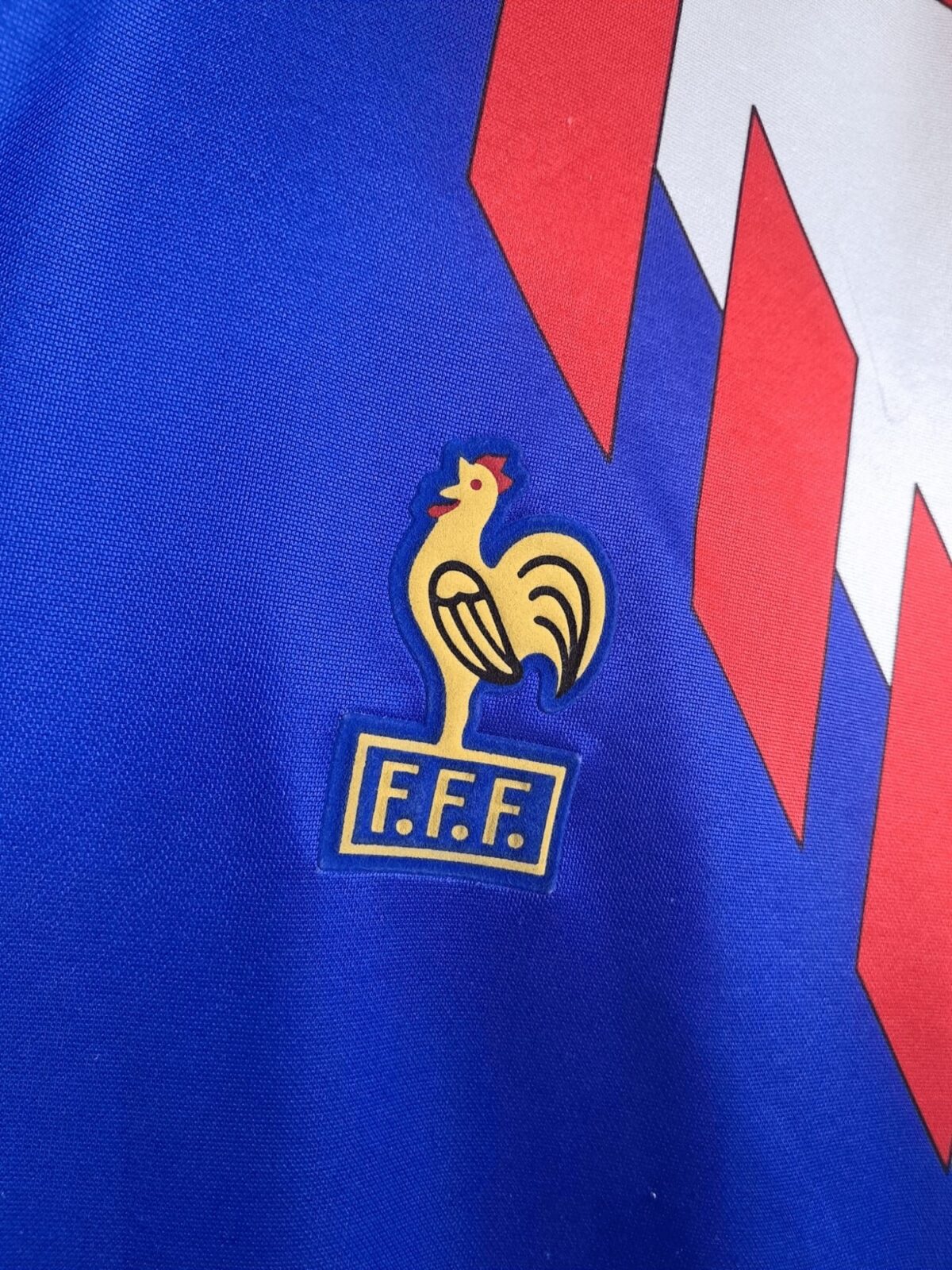 Détail logo 1989-92 – France – Maillot domicile (L)