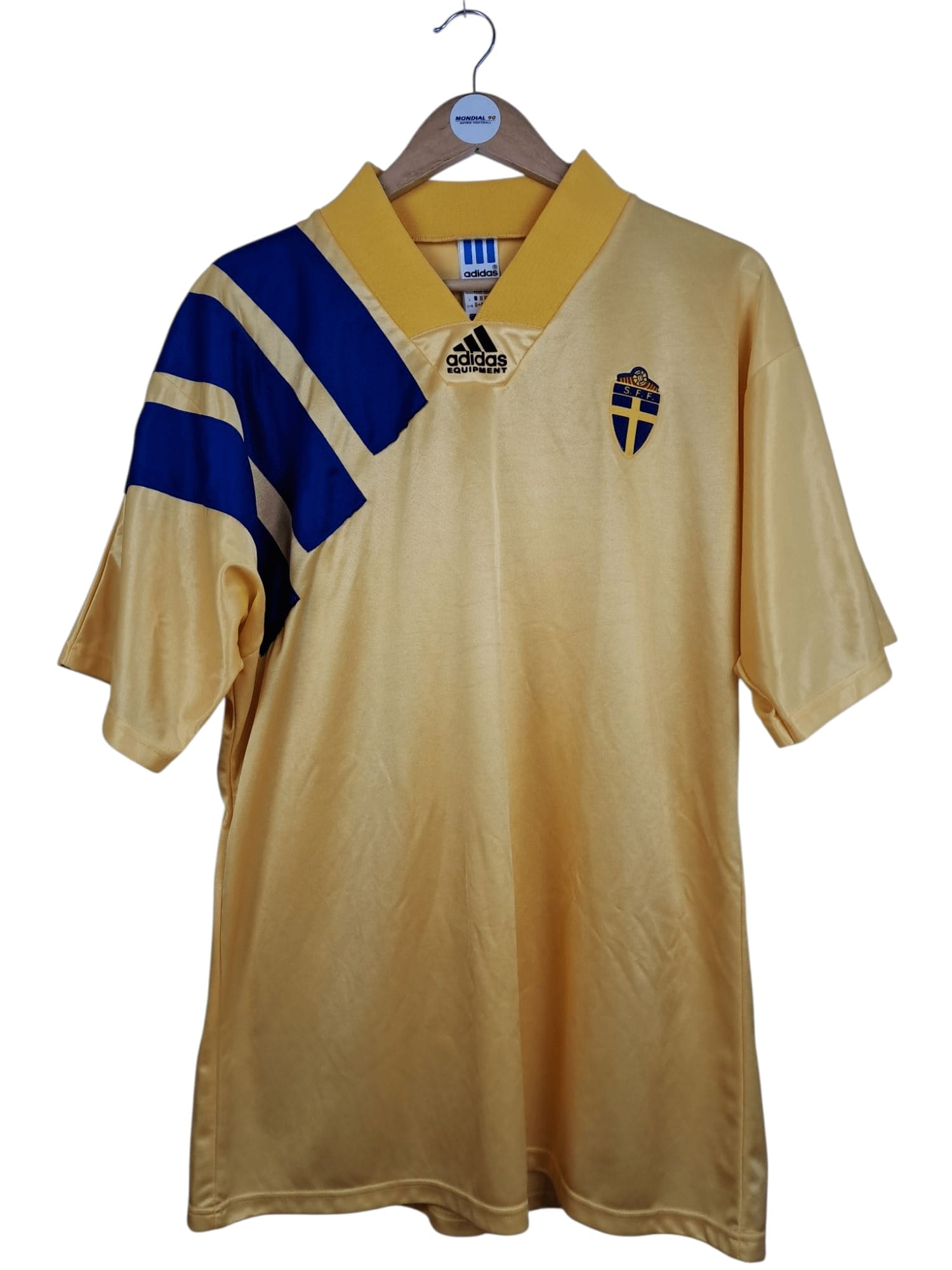 Face avant du maillot 1992-94 – Suède – Maillot domicile (L)