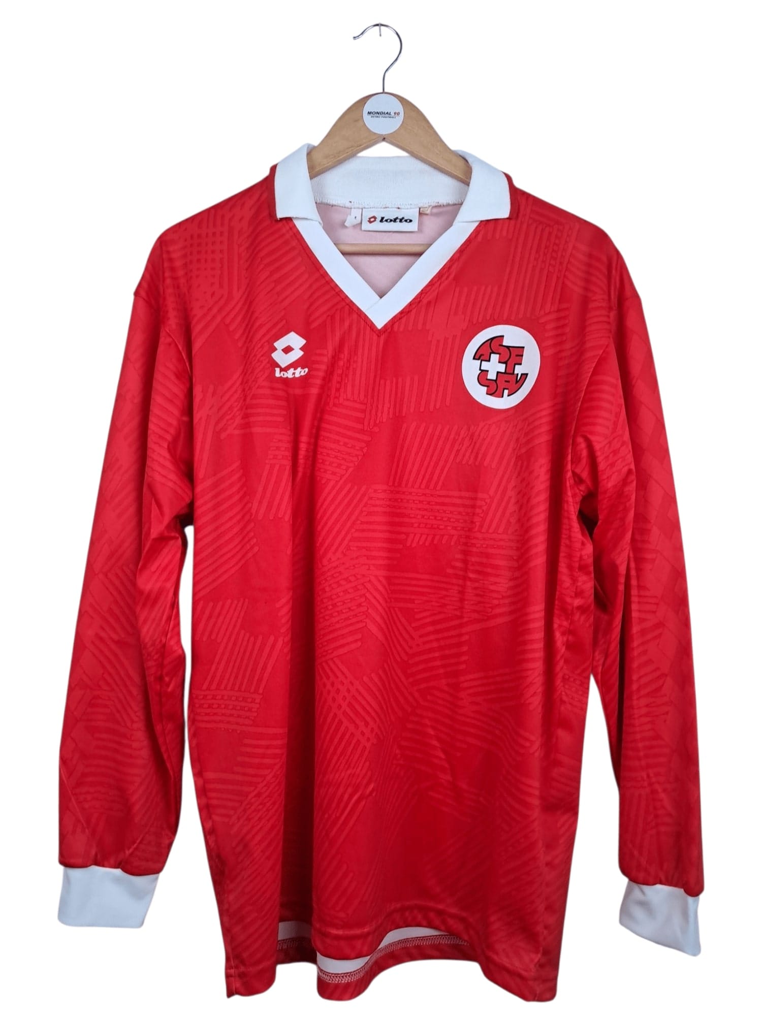 Face avant du maillot 1992-94 – Suisse – Maillot domicile (L) – #9 (KNUP)