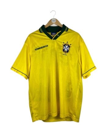 Face avant du maillot 1993-94 – Brésil – Maillot domicile (XL)