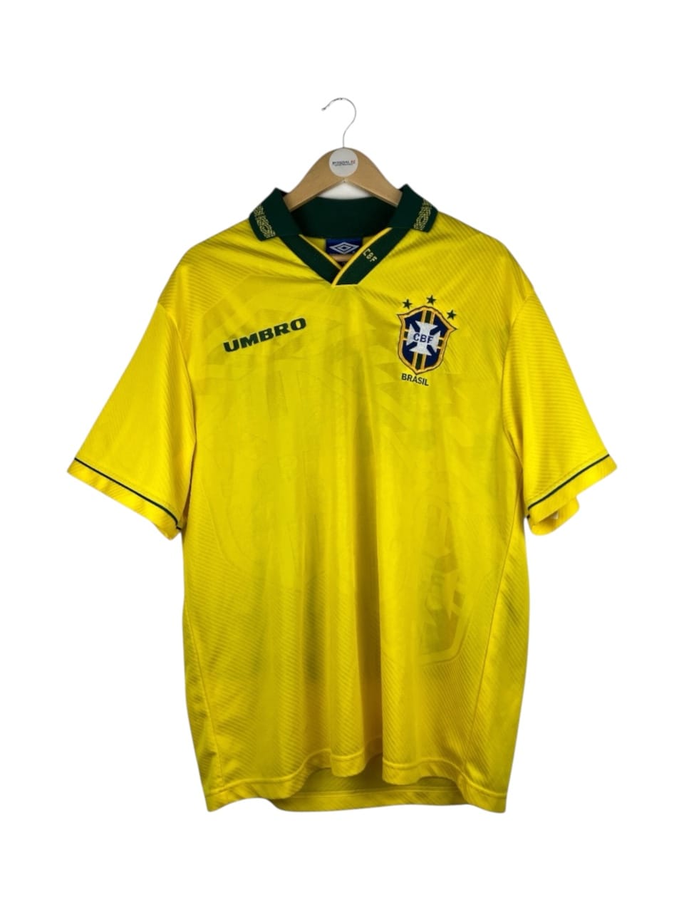 Face avant du maillot 1993-94 – Brésil – Maillot domicile (XL)