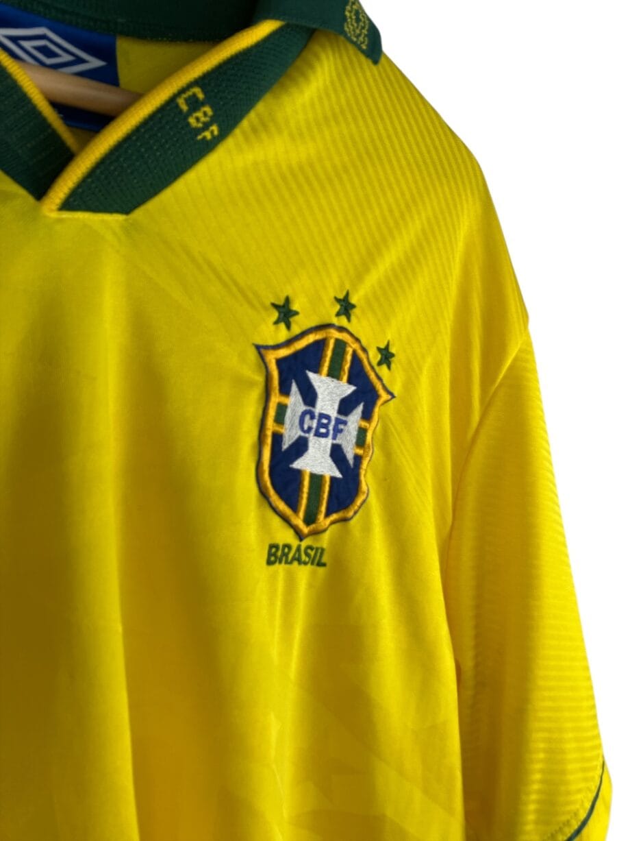 Détail logo 1993-94 – Brésil – Maillot domicile (XL)