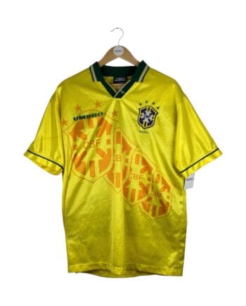 Face avant du maillot 1994-96 – Brésil – Maillot domicile (XL)