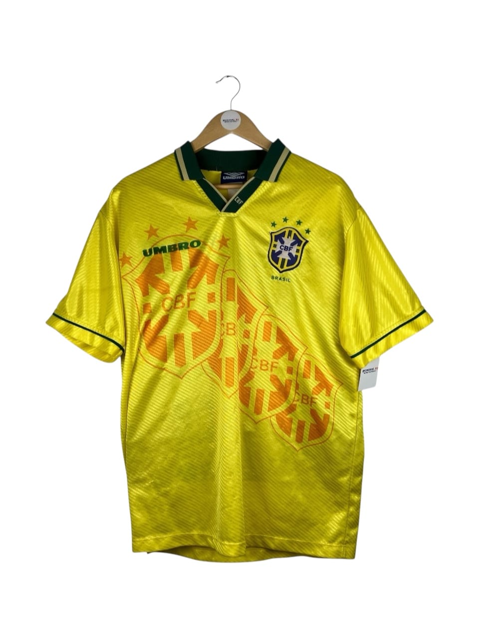 Face avant du maillot 1994-96 – Brésil – Maillot domicile (XL)