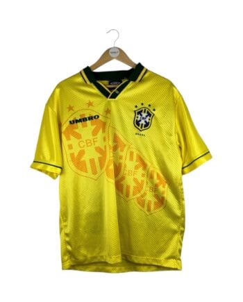 Face avant du maillot 1994-96 – Brésil – Maillot domicile (XL)