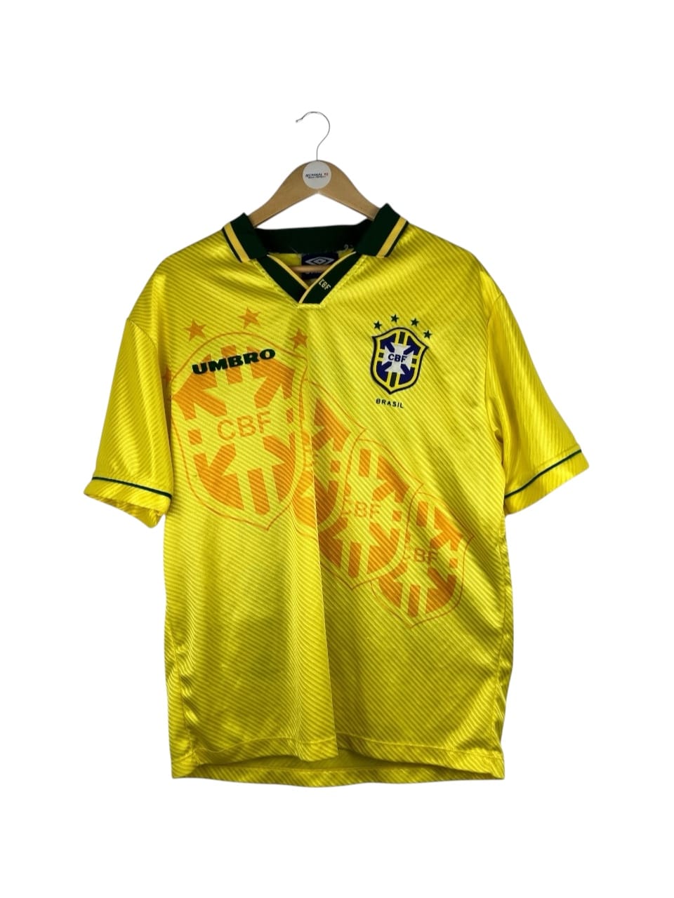 Face avant du maillot 1994-96 – Brésil – Maillot domicile (XL)