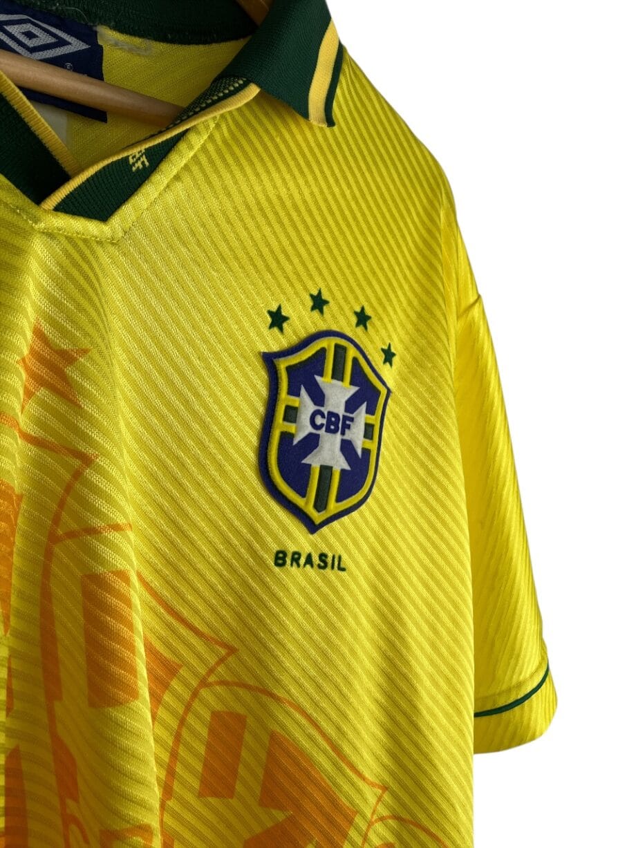 Détail logo 1994-96 – Brésil – Maillot domicile (XL)