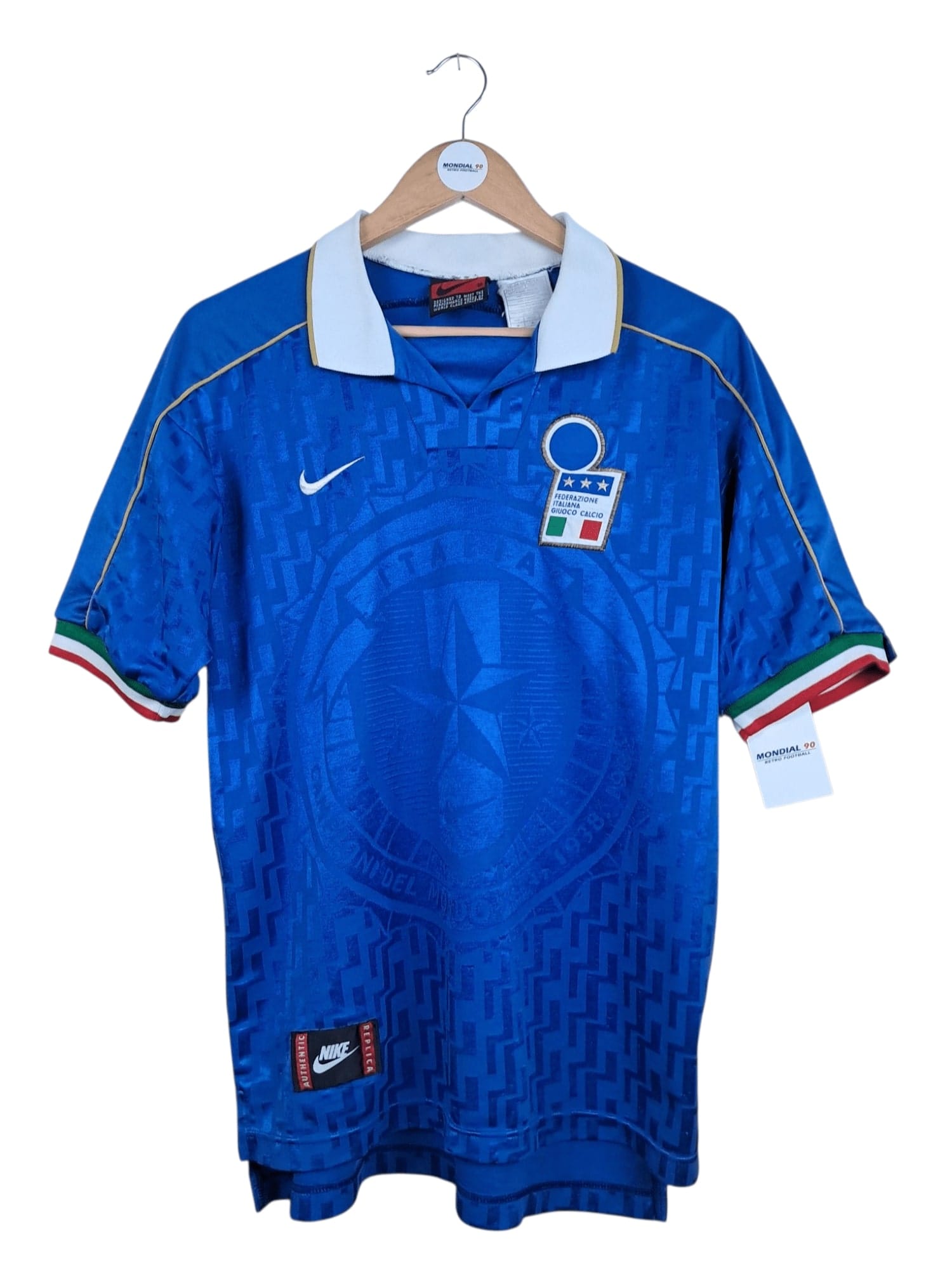 Face avant du maillot 1995-96 – Italie – Maillot domicile (M)