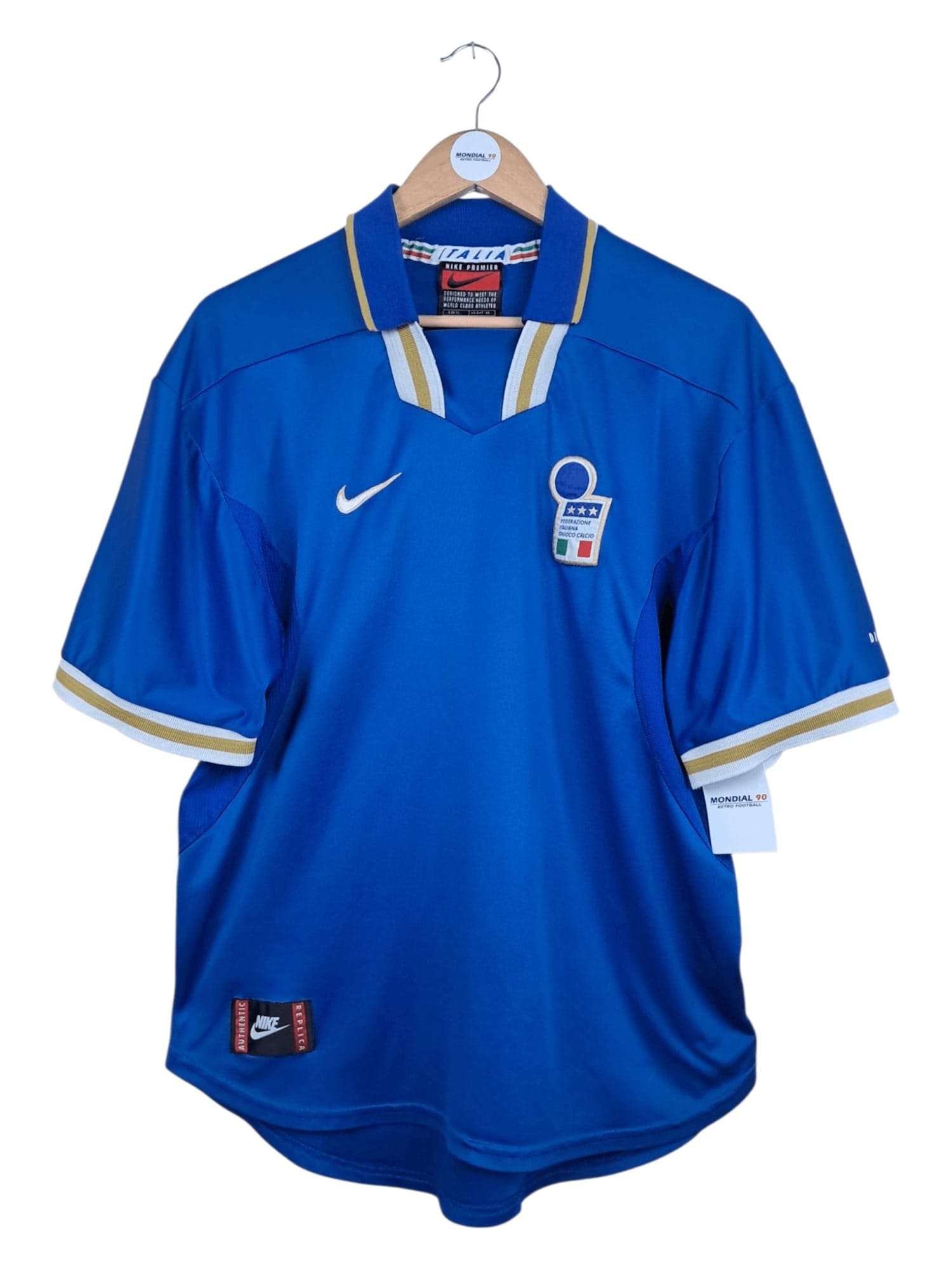 Face avant du maillot 1996-97 – Italie – Maillot domicile (XL)