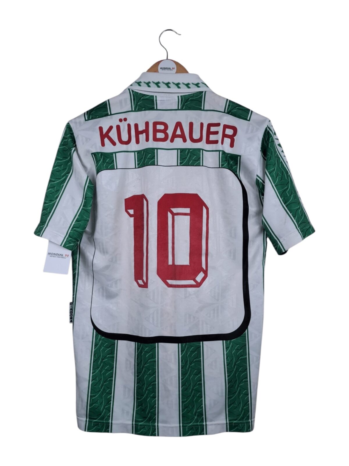 Dos du maillot 1996-98 – Rapid Wien – Maillot domicile (S) – #10 KÜHBAUER