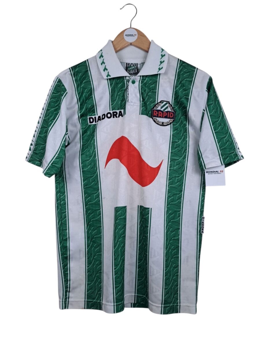 Face avant du maillot 1996-98 – Rapid Wien – Maillot domicile (S) – #10 KÜHBAUER