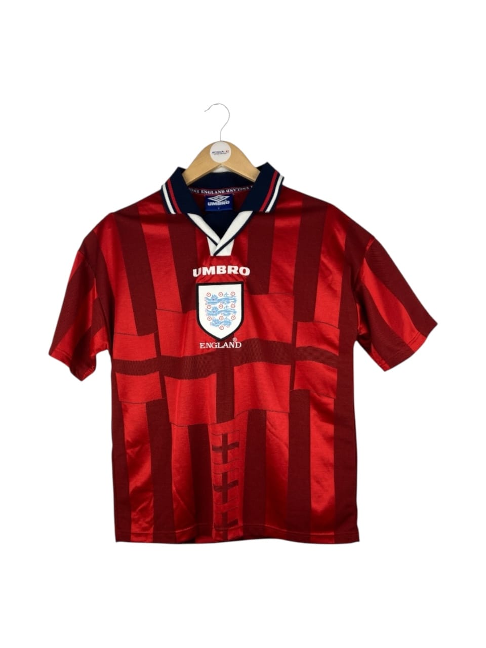 Face avant du maillot 1997-99 – Angleterre – Maillot extérieur (S)