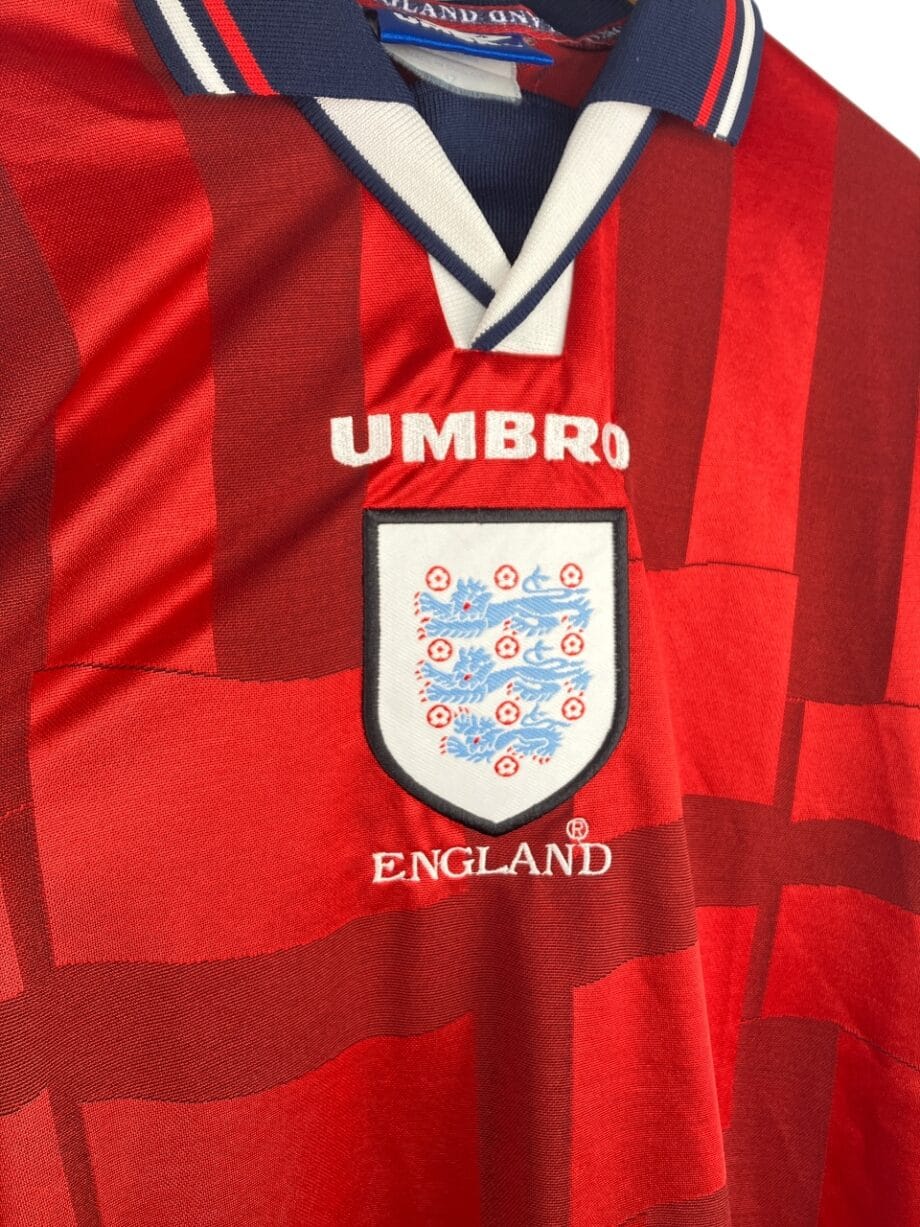 Détail logo 1997-99 – Angleterre – Maillot extérieur (S)