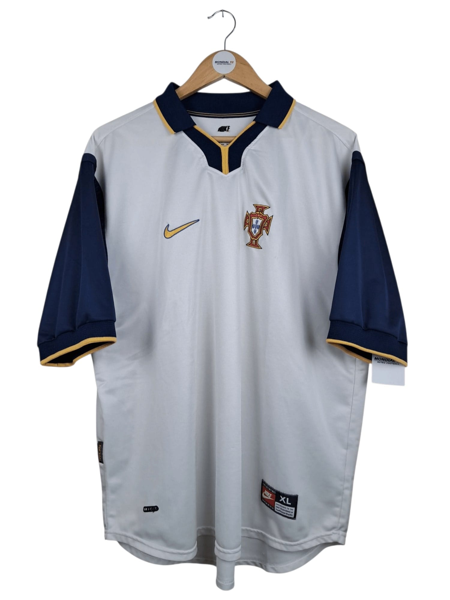 Face avant du maillot 1997-99 – Portugal – Maillot extérieur (XL)
