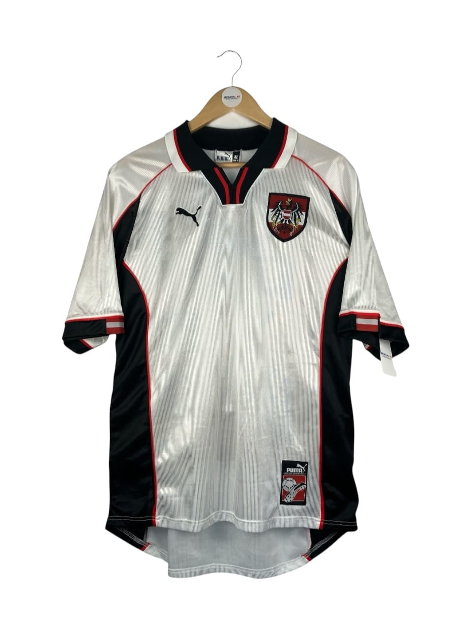 Face avant du maillot 1998-00 – Autriche – Maillot domicile (XL)