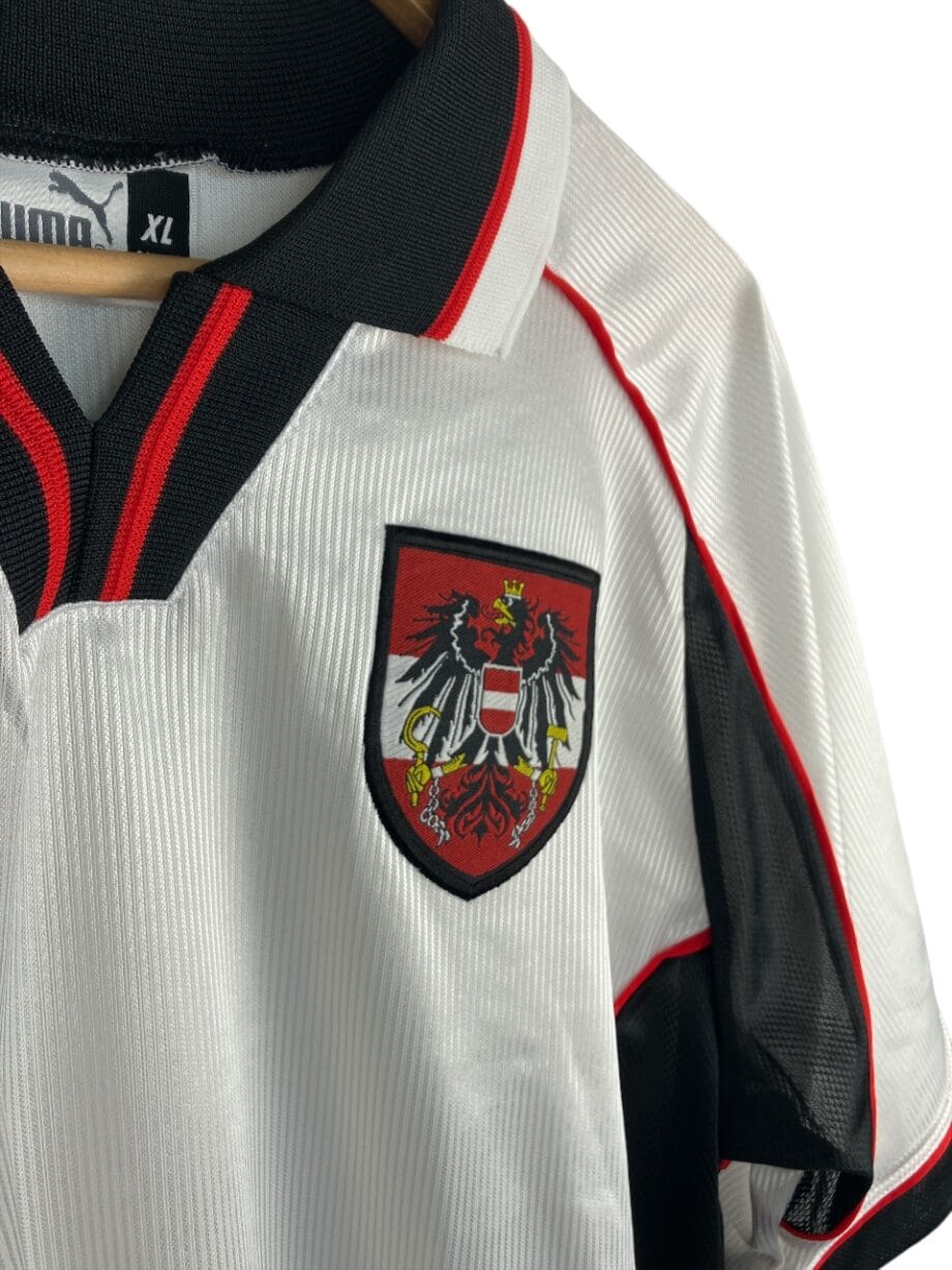 Détail logo 1998-00 – Autriche – Maillot domicile (XL)