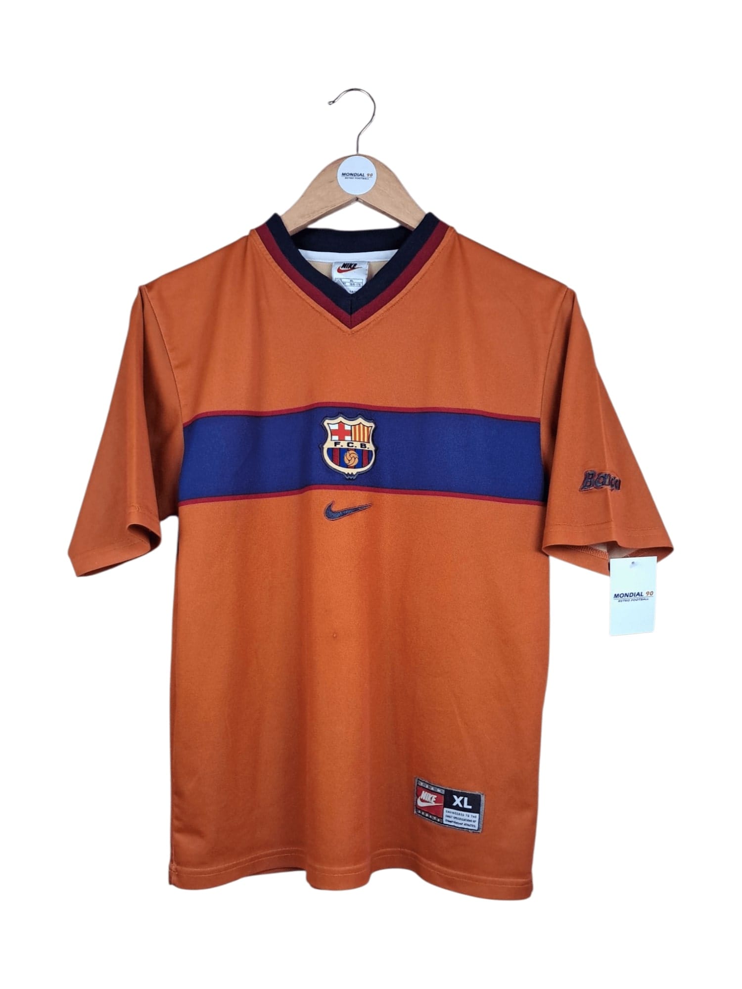Face avant du maillot 1998-00 – FC Barcelone – Maillot third (XL.Boys)
