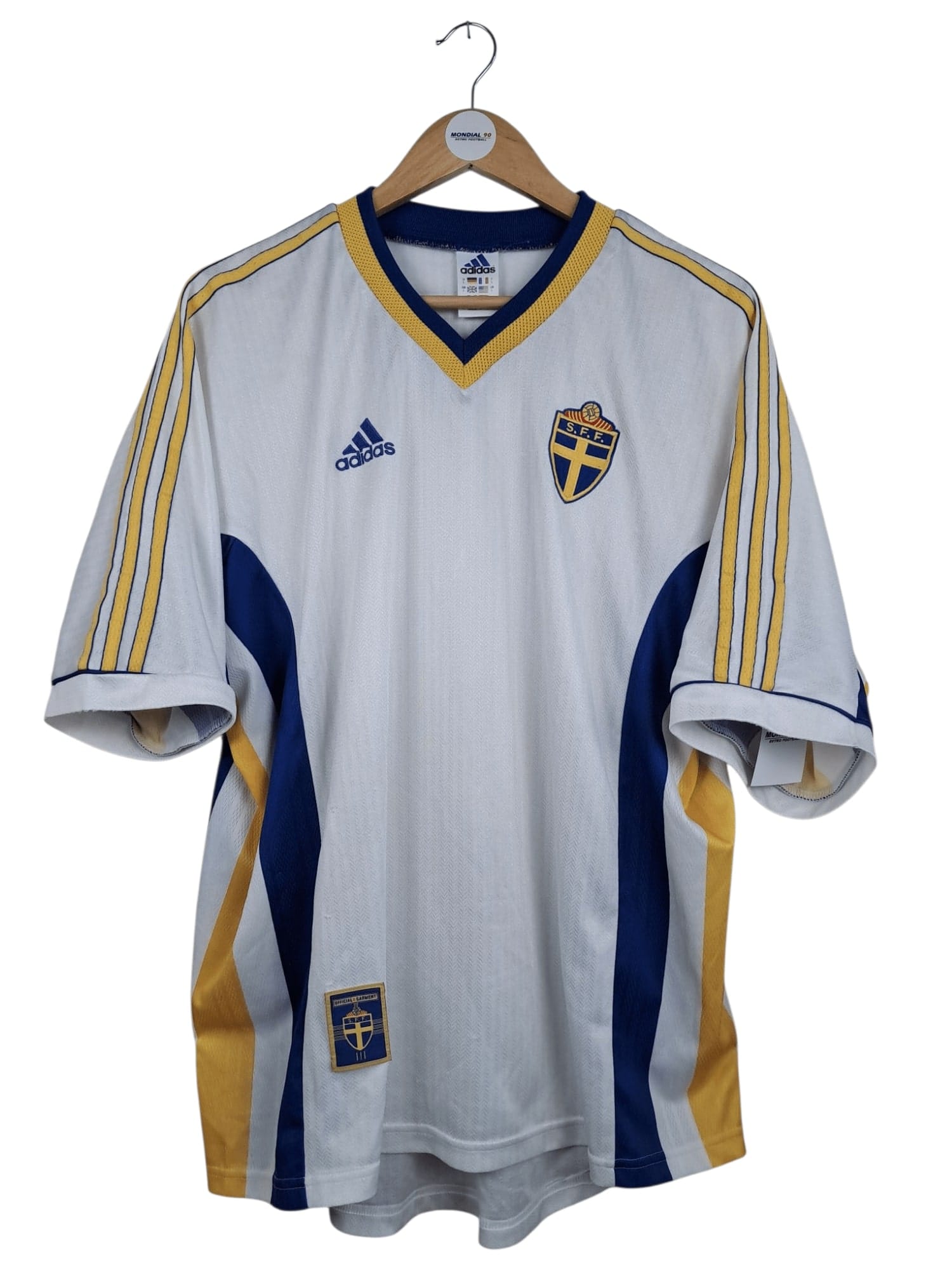 Face avant du maillot 1998-00 – Suède – Maillot extérieur (L)