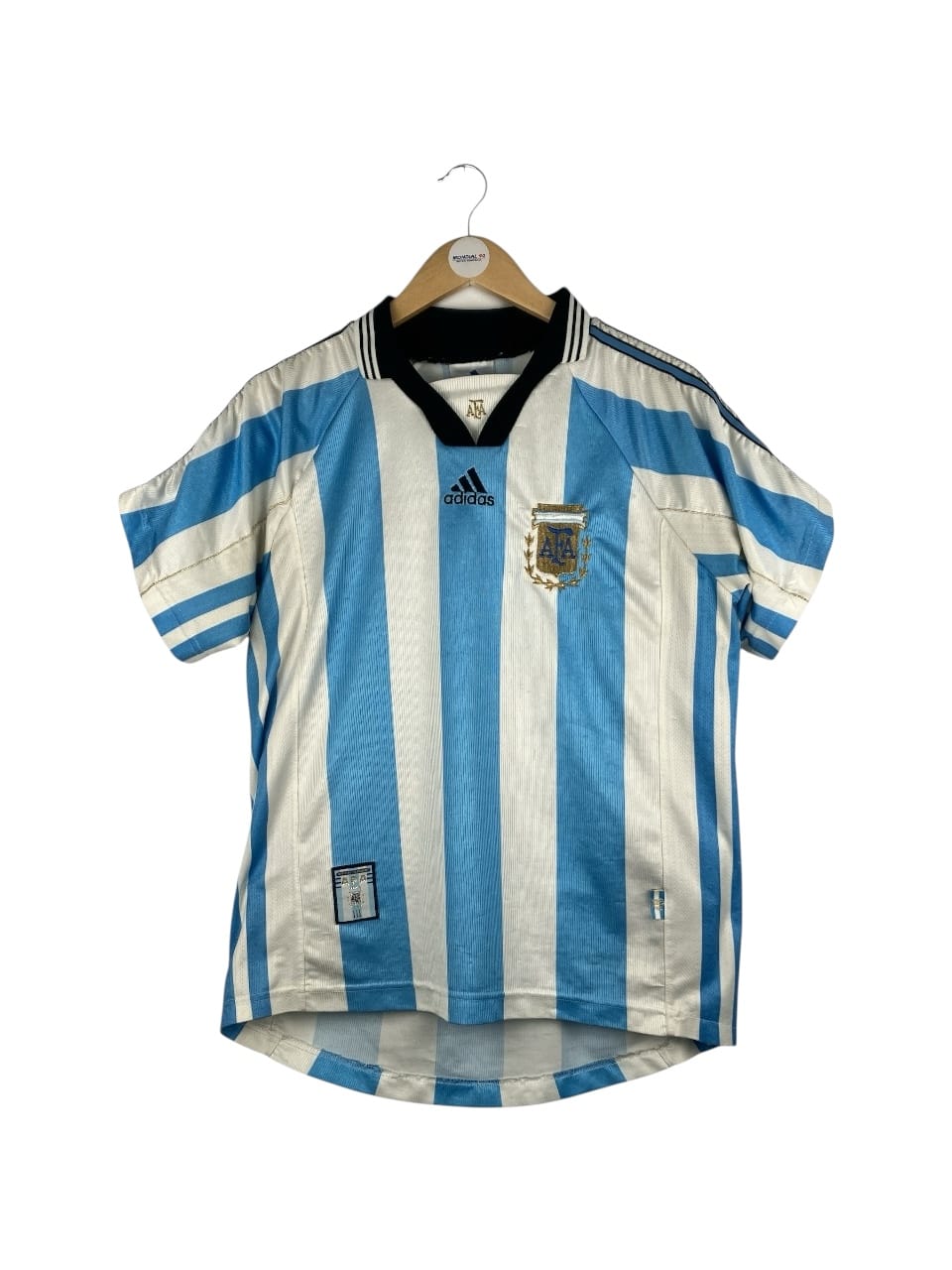 Face avant du maillot 1998-99 – Argentine – Maillot domicile (S)