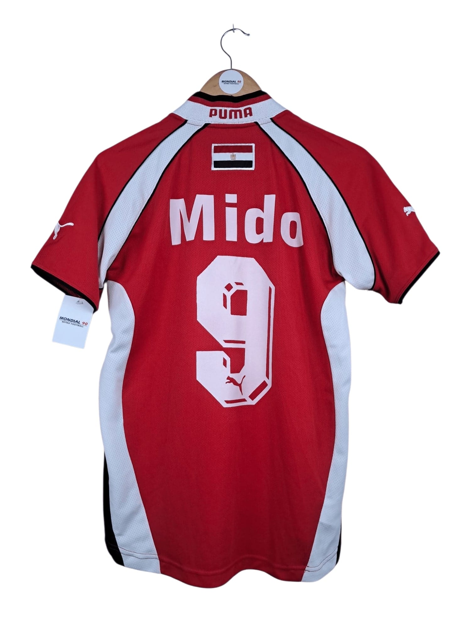 Dos du maillot 2000-02 – Égypte – Maillot domicile (S) – #9 MIDO