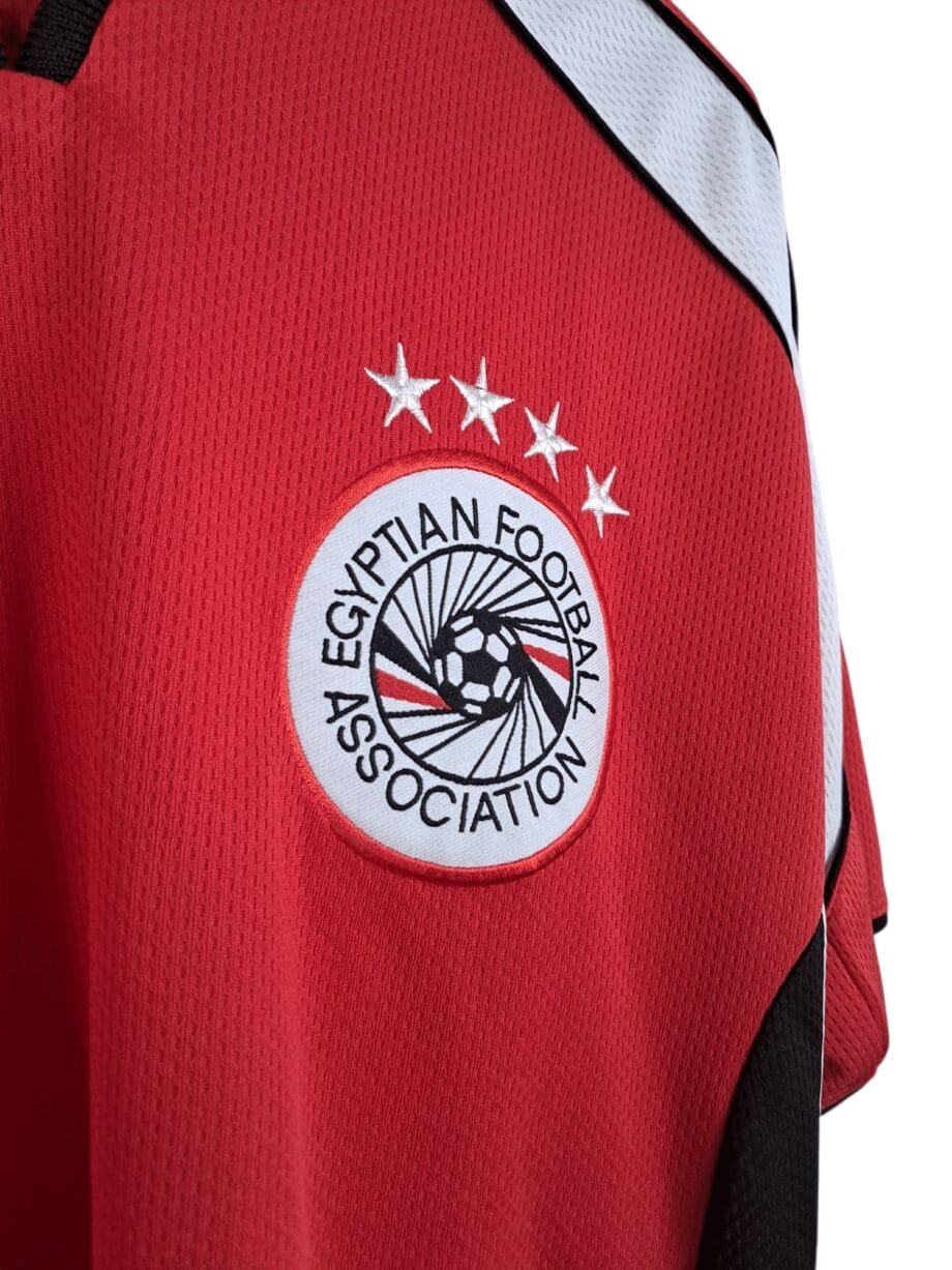 Détail logo 2000-02 – Égypte – Maillot domicile (S) – #9 MIDO