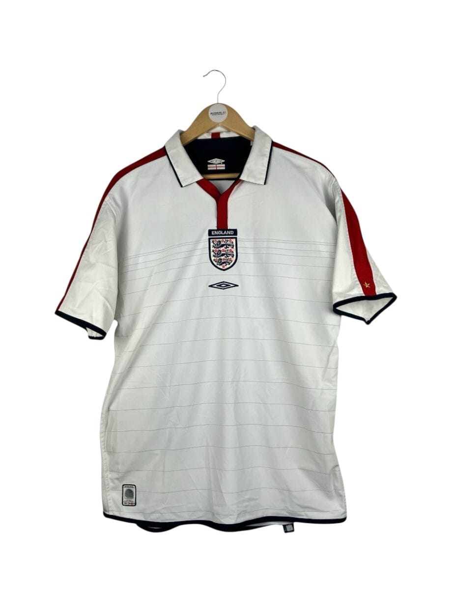 Face avant du maillot 2003-05 – Angleterre – Maillot domicile (L)