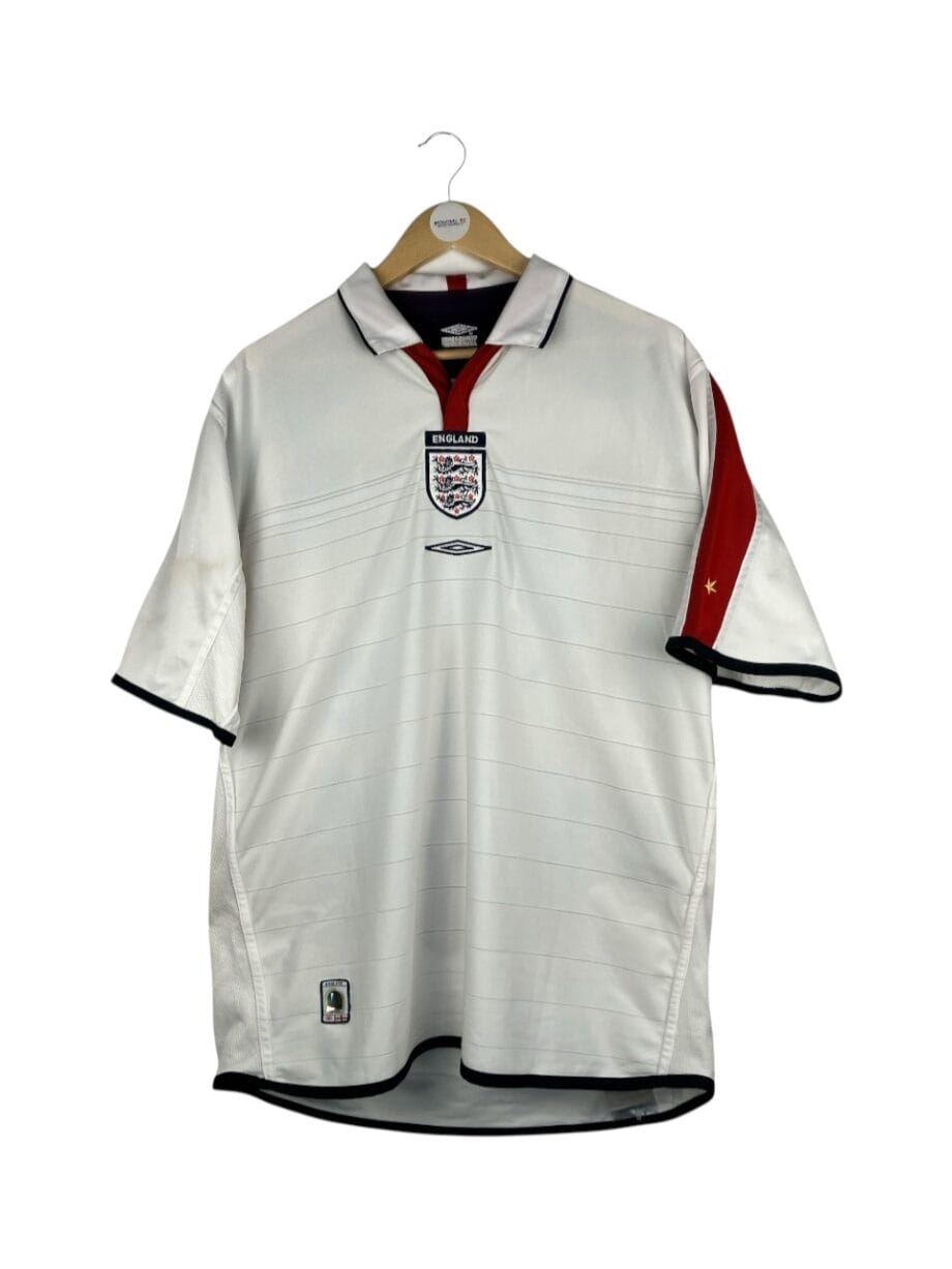 Face avant du maillot 2003-05 – Angleterre – Maillot domicile (XL)