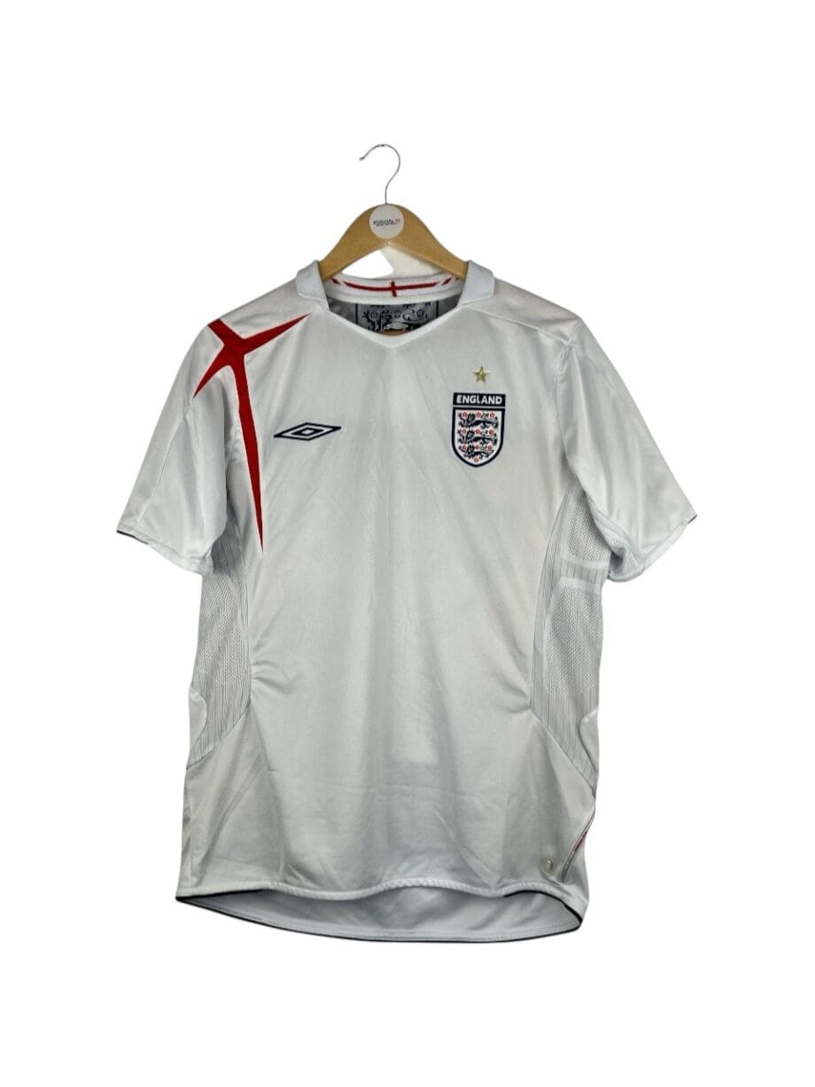 Face avant du maillot 2005-06 – Angleterre – Maillot domicile (M)