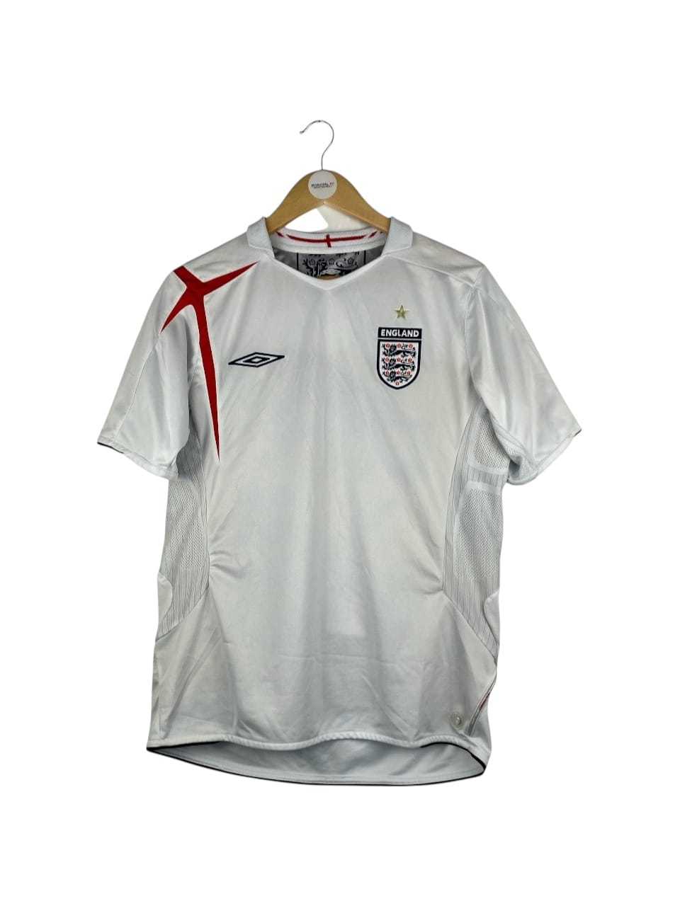 Face avant du maillot 2005-06 – Angleterre – Maillot domicile (M)