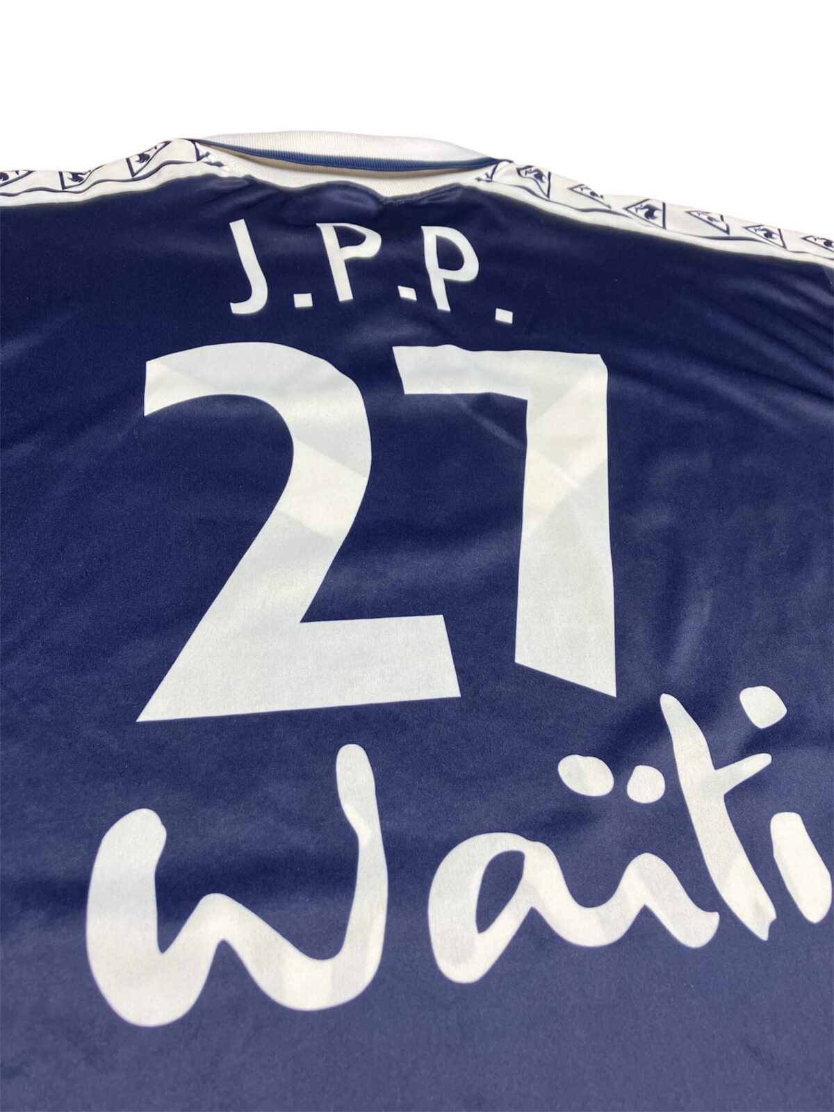 Détail du maillot 1996-97 – Bordeaux – Maillot domicile (XL) – #27 J.P.P.