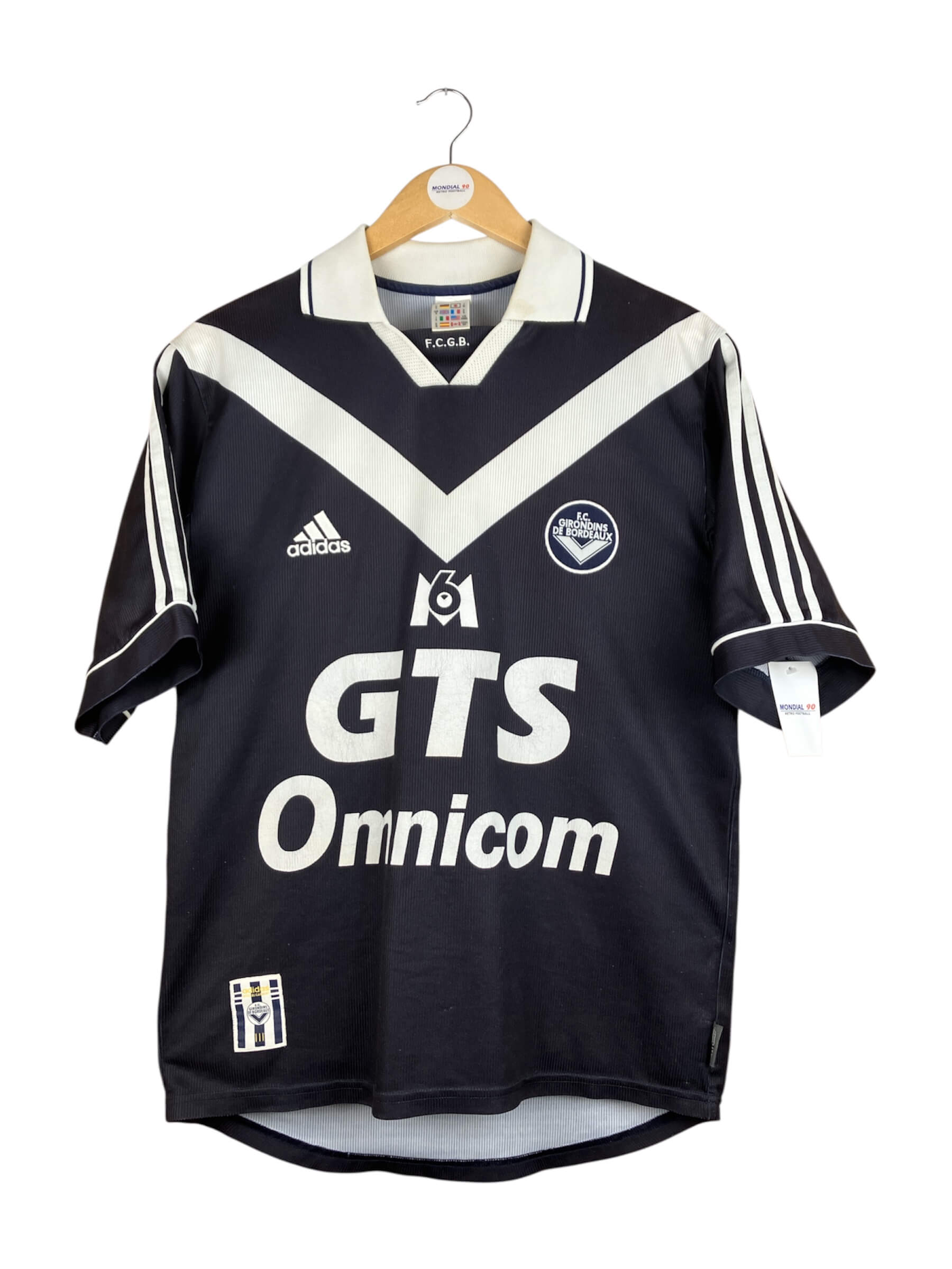Face avant du maillot 1999-00 – Bordeaux – Maillot domicile (S)