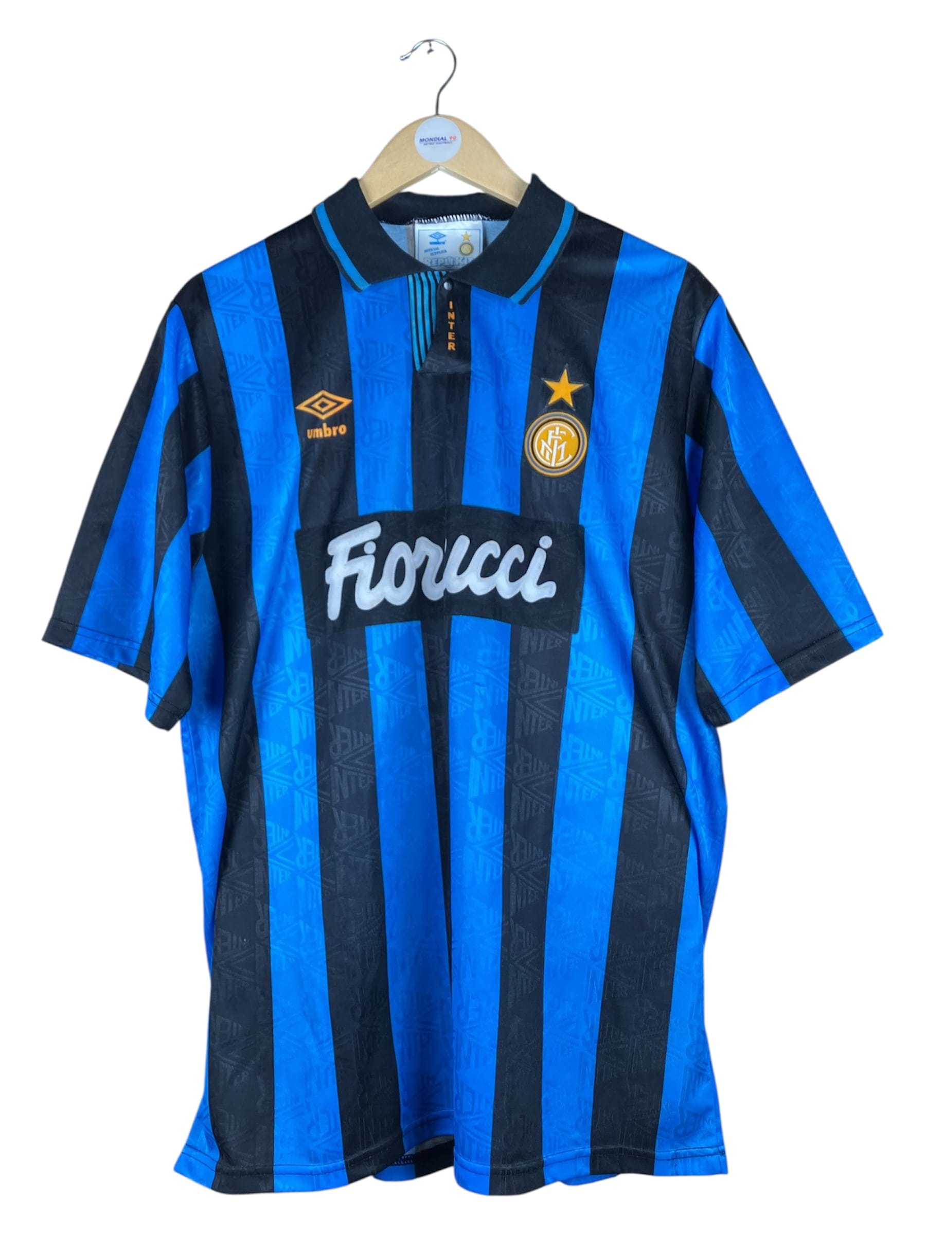 Face avant du maillot 1992-94 – Inter Milan – Maillot domicile (XL)