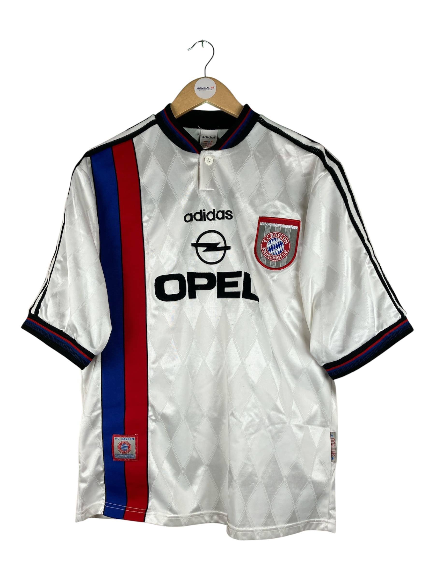 Face avant du maillot 1996-98 – Bayern Munich – Maillot extérieur (M)