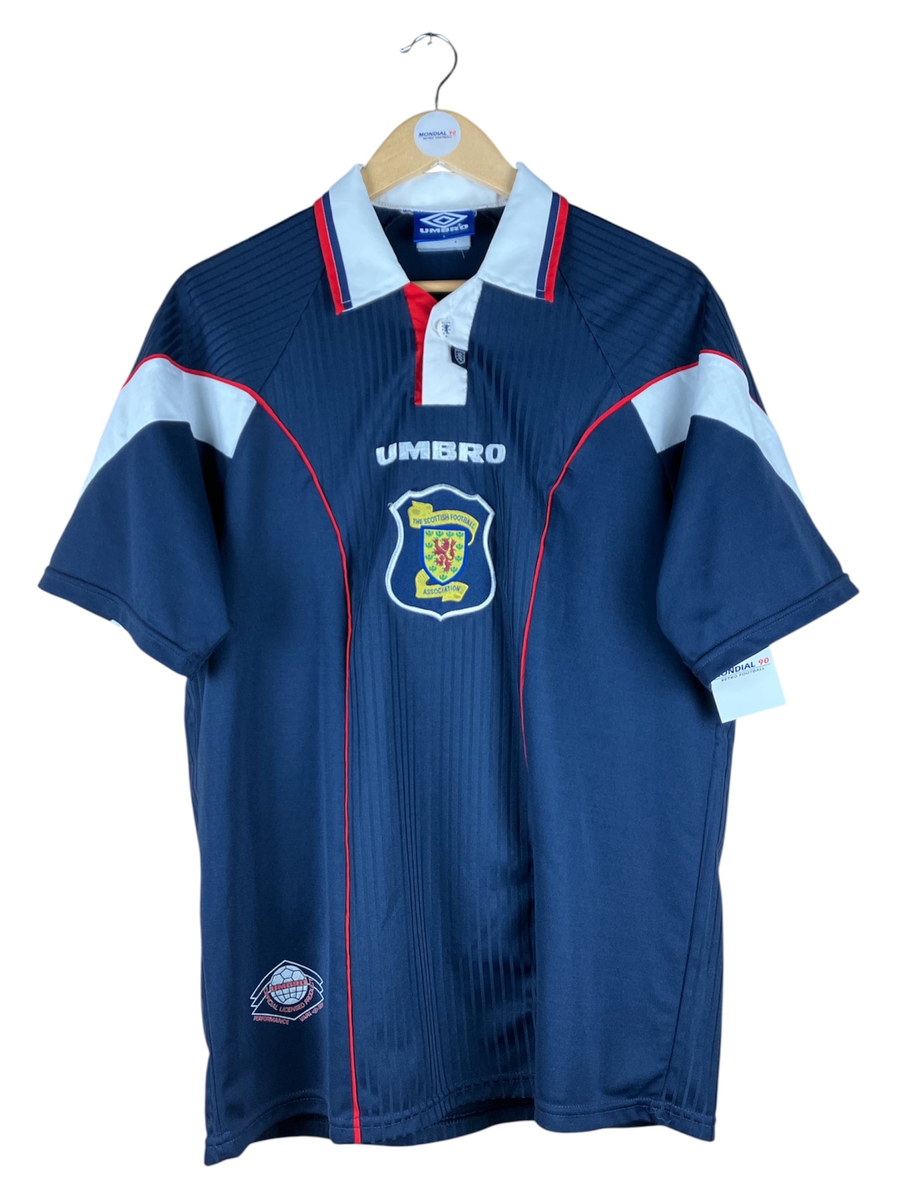 Face avant du maillot 1996-98 – Écosse – Maillot domicile (L)