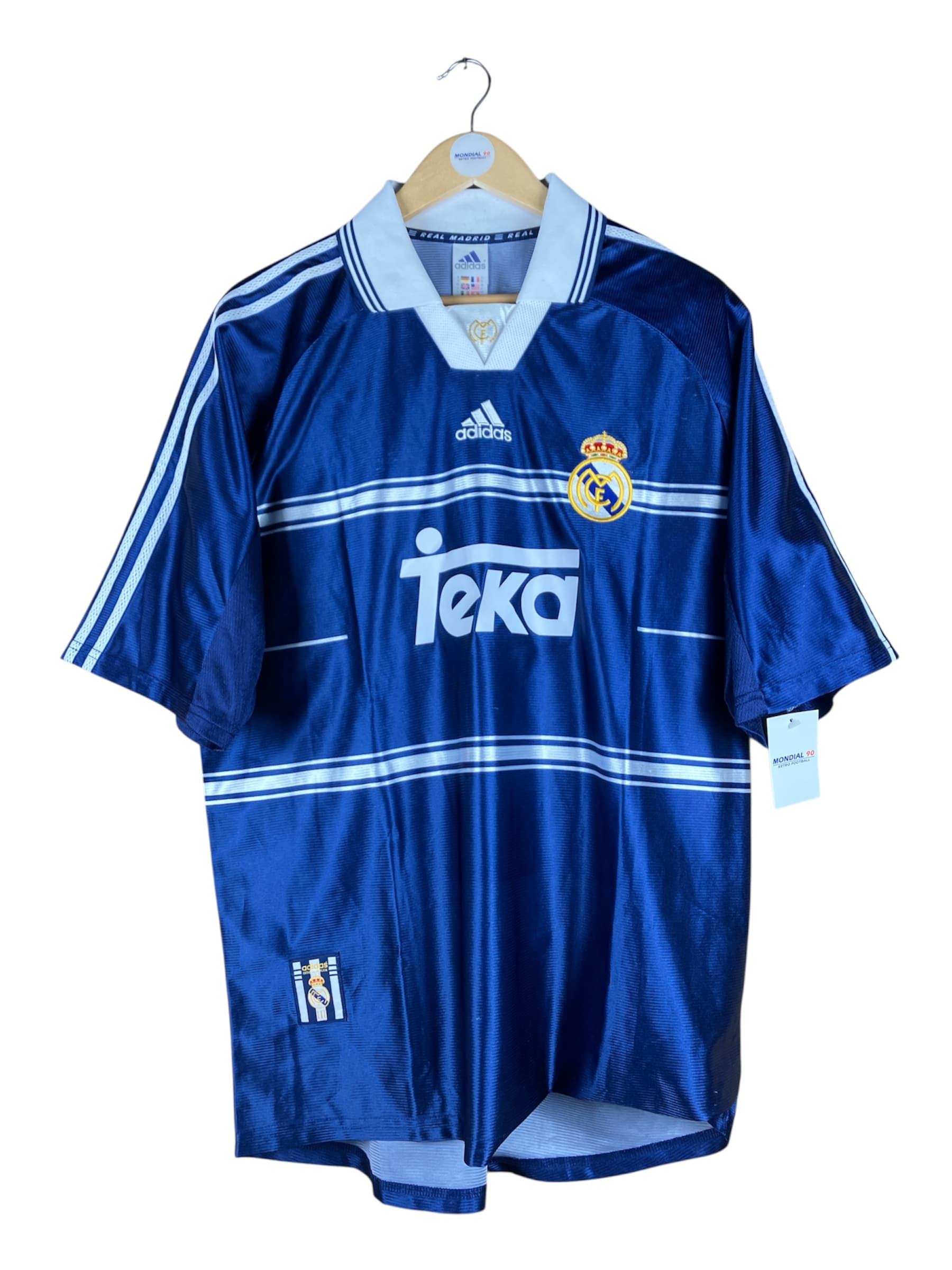 Face avant du maillot 1998-99 – Real Madrid – Maillot extérieur (L)