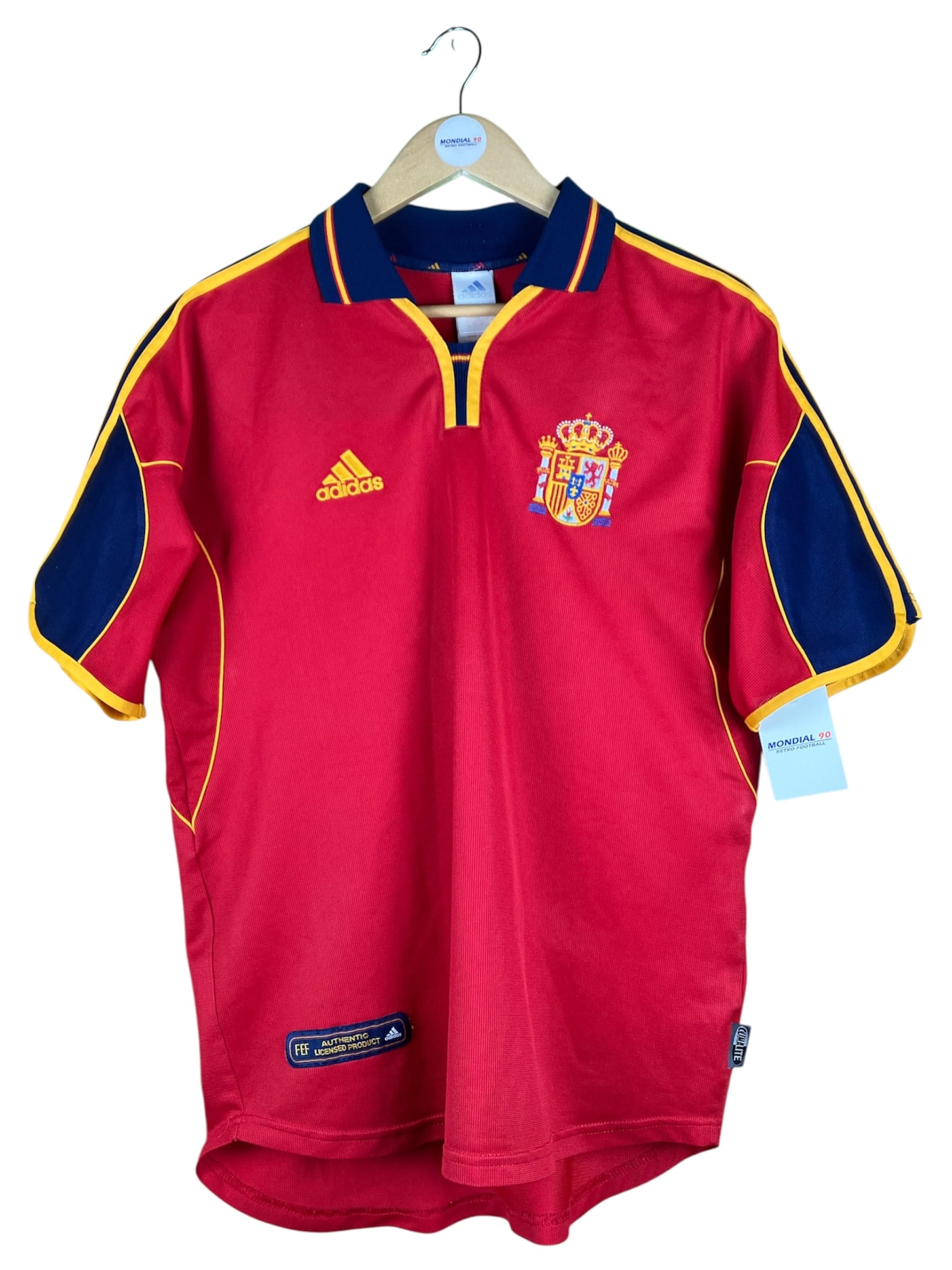 Face avant du maillot 1999-01 – Espagne – Maillot domicile (L)