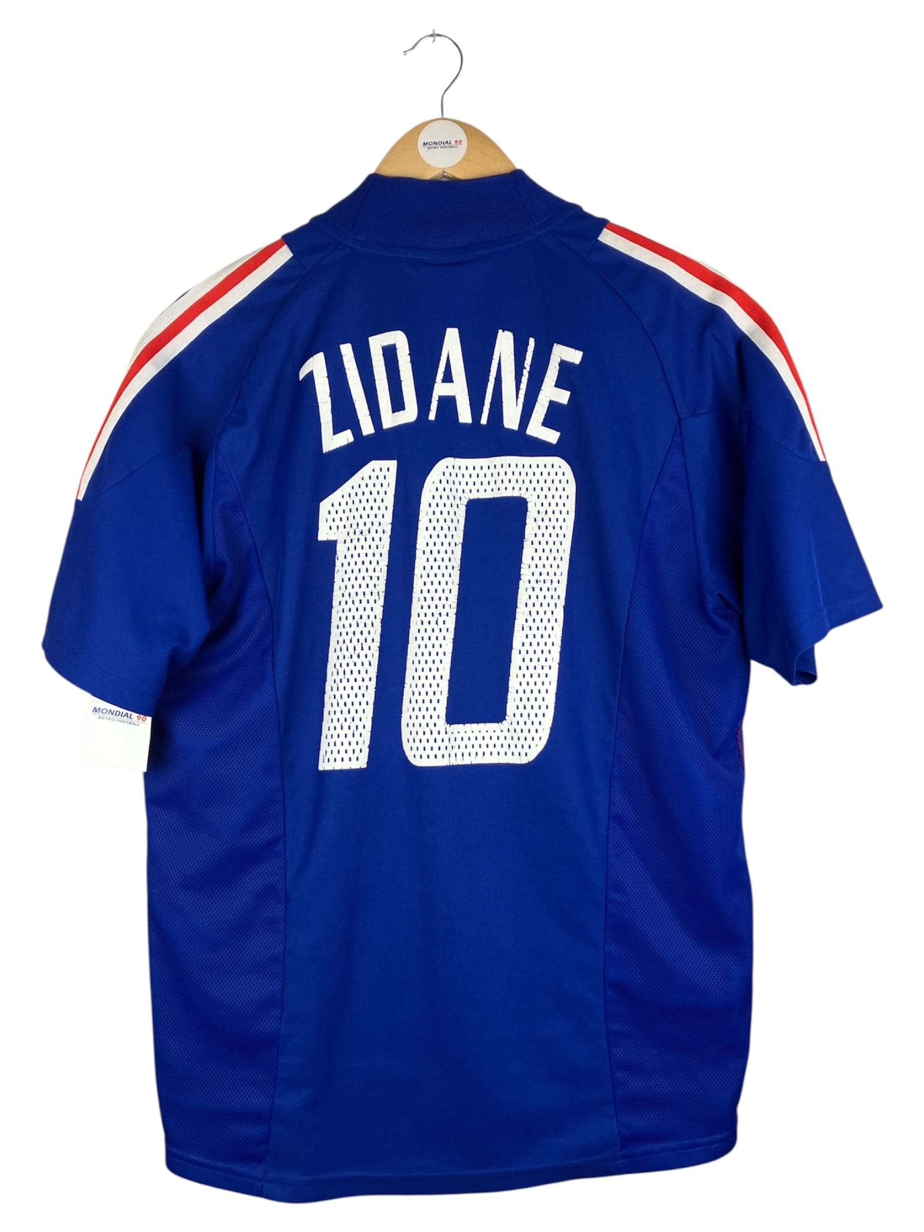 Dos du maillot 2002-03 – France – Maillot domicile (M) – #10 ZIDANE