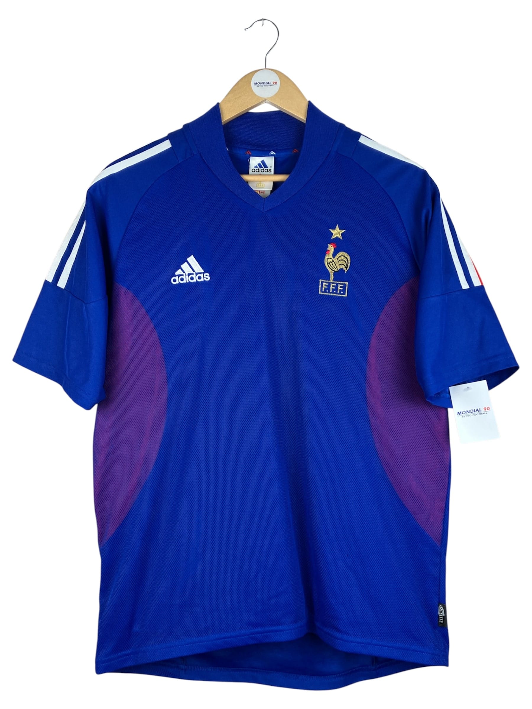 Face avant du maillot 2002-03 – France – Maillot domicile (M) – #10 ZIDANE