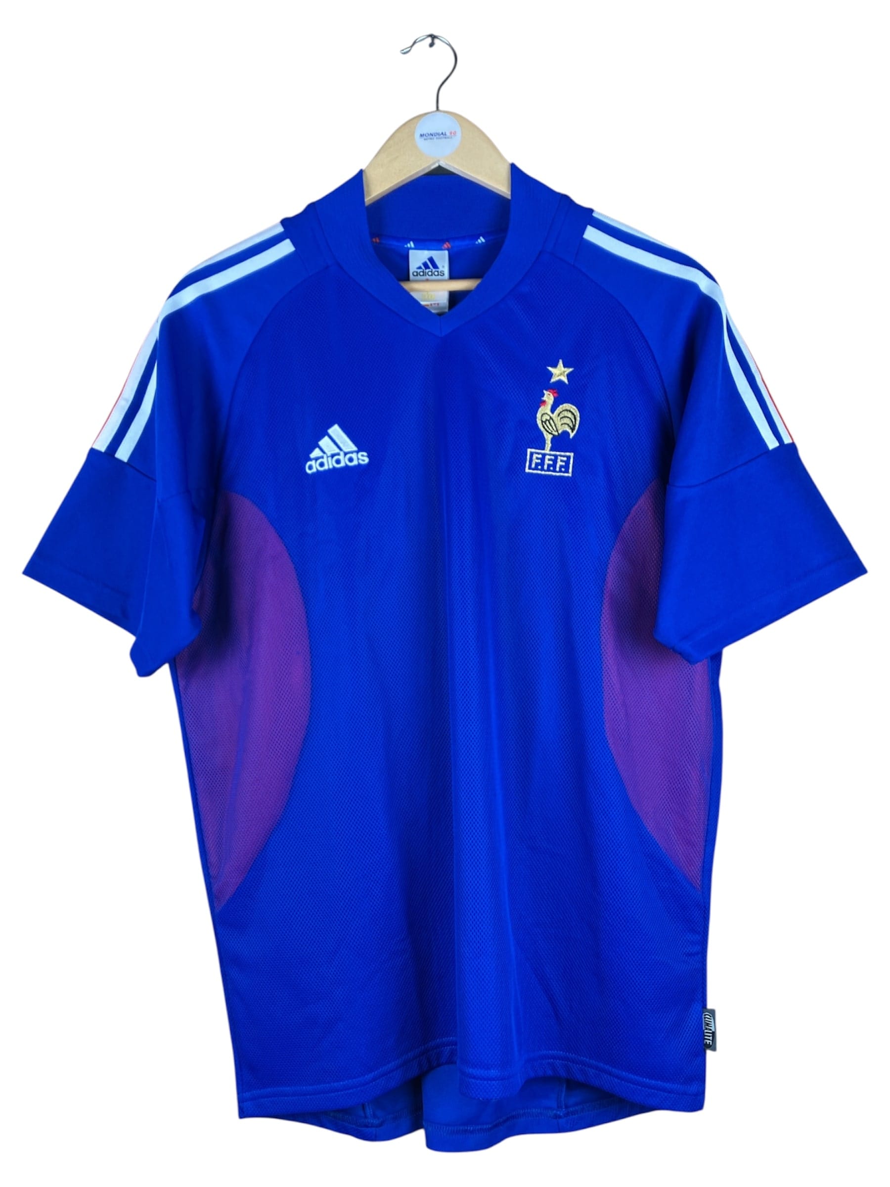 Face avant du maillot 2002-03 – France – Maillot domicile (M) – #4 VIEIRA