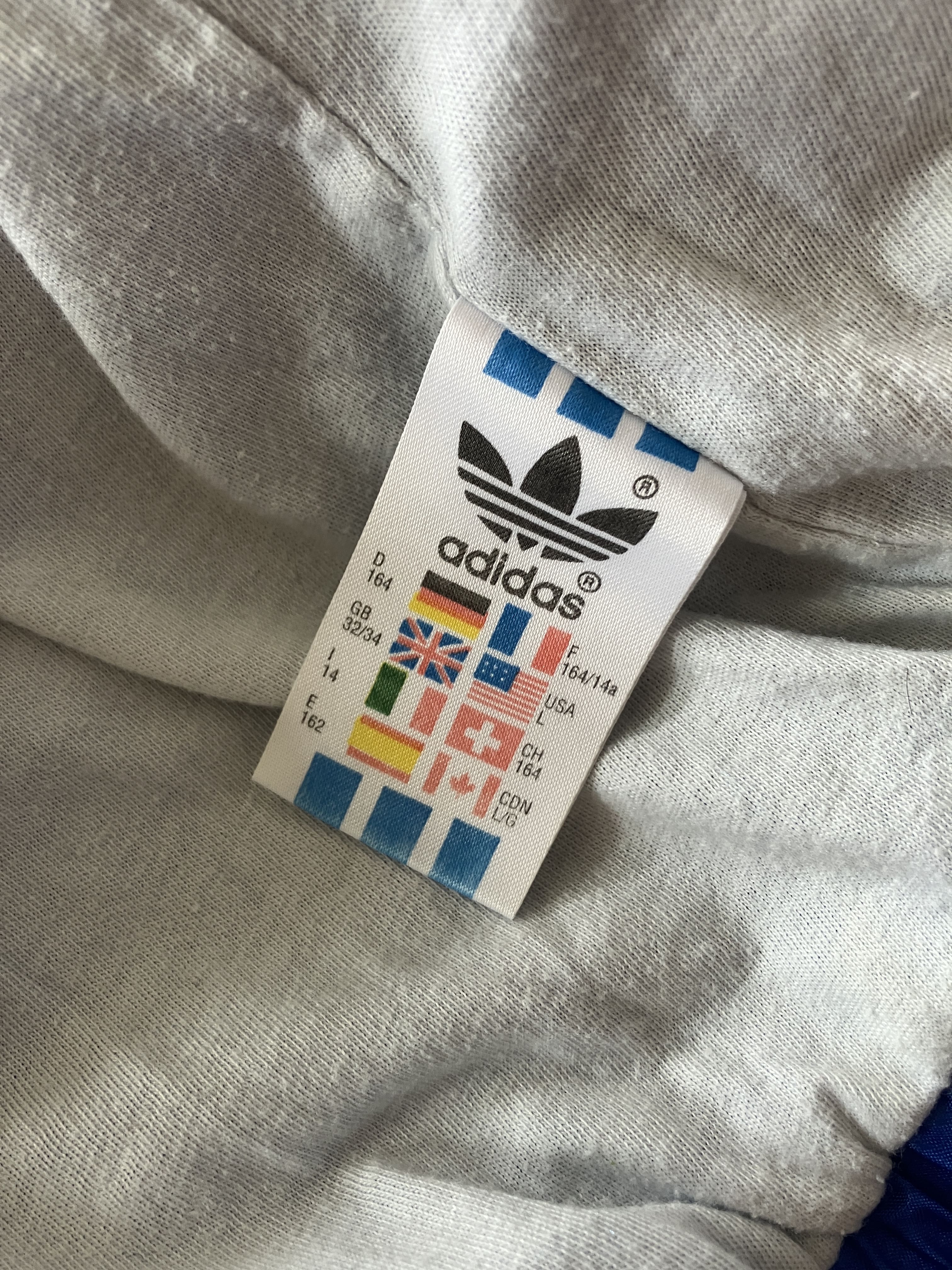 Détail étiquette 1990-93 – France – Veste training (S)