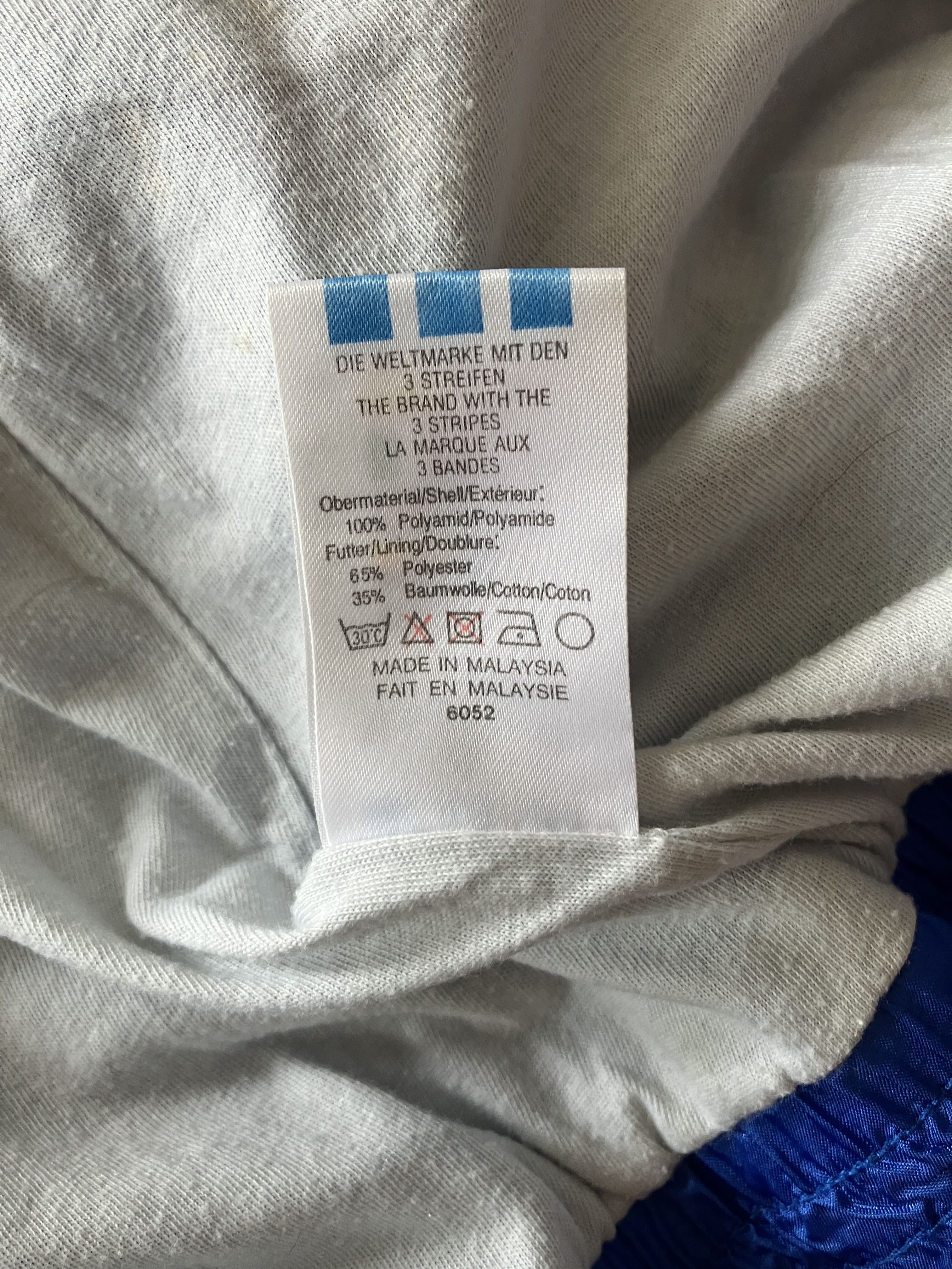 Détail étiquette 1990-93 – France – Veste training (S)