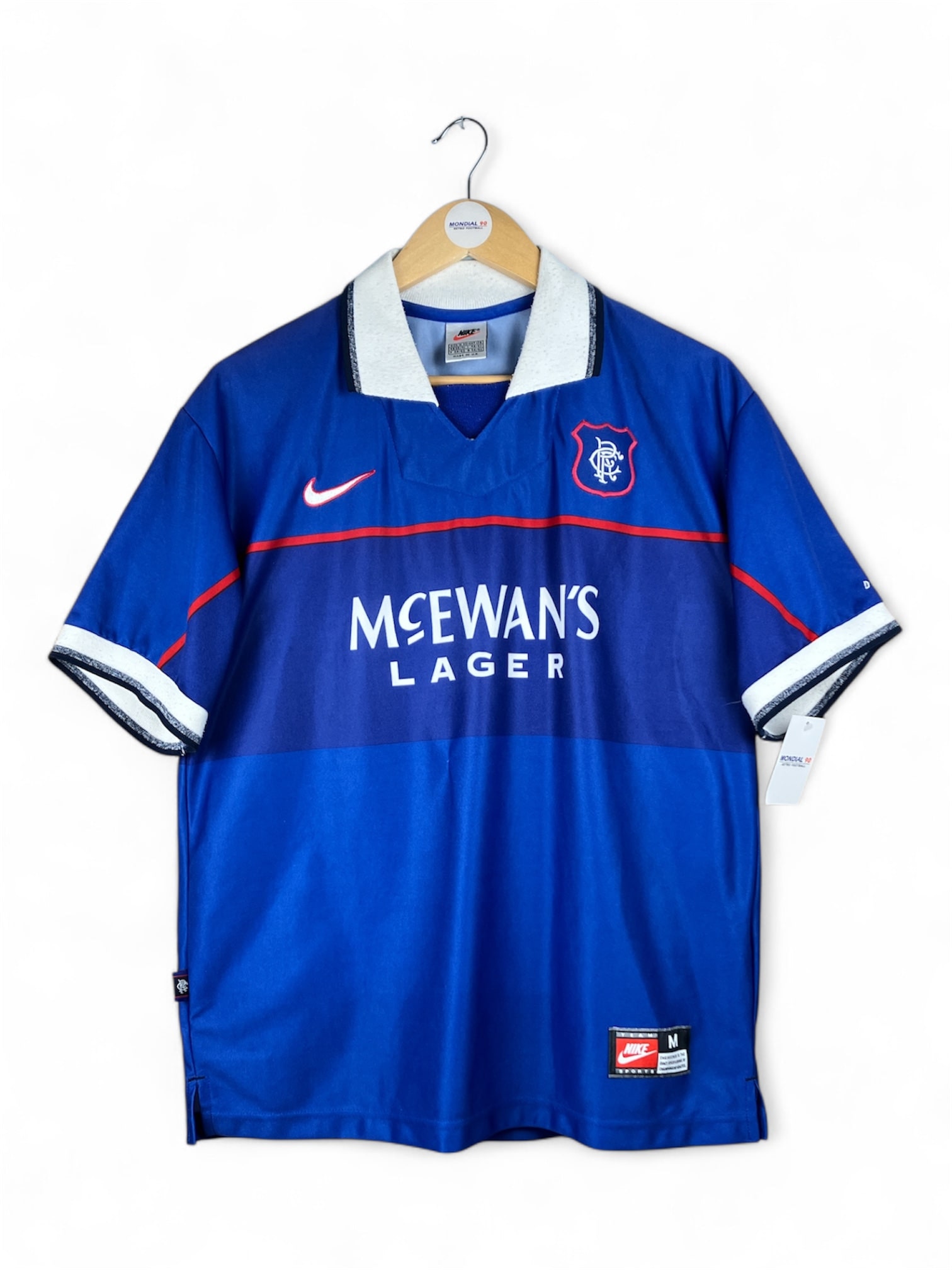 Face avant 1997-99 – Rangers FC – Maillot domicile (M)