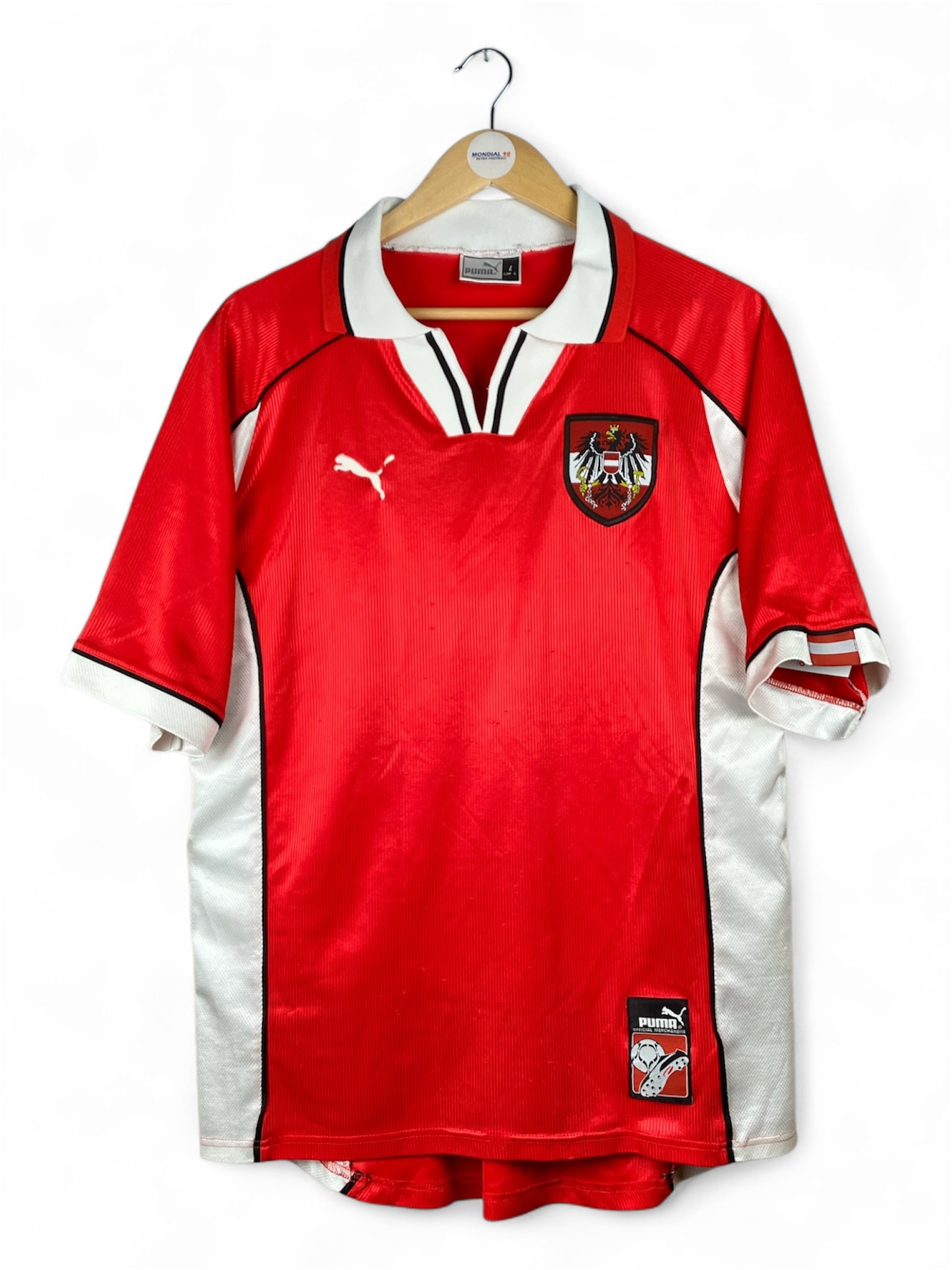 Face avant 1998-00 – Autriche – Maillot extérieur (L)