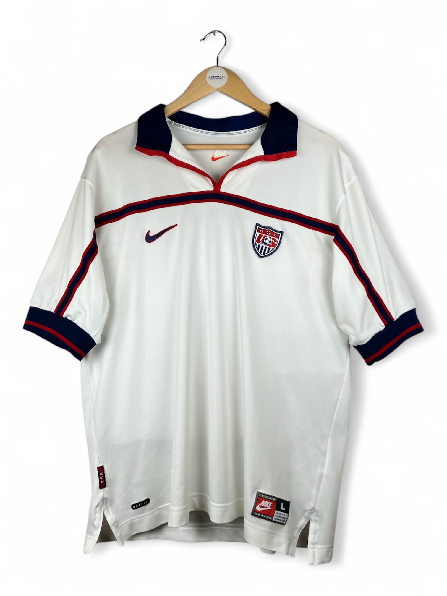 Face avant 1998-00 – USA – Maillot domicile Nike (L)