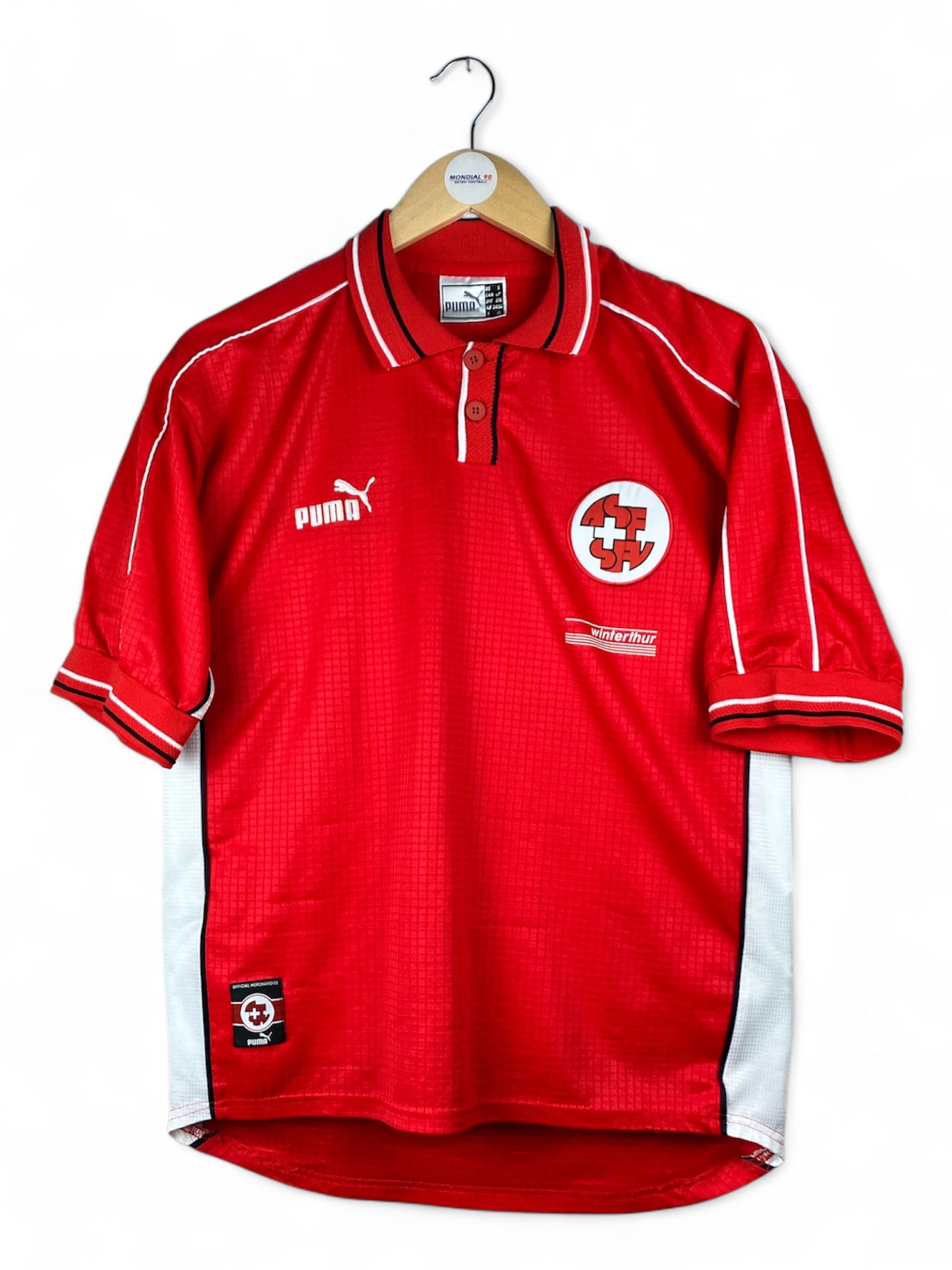 Face avant 1999-00 – Suisse – Maillot domicile Puma (S)