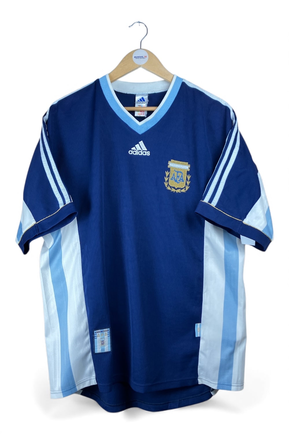 Face avant 1998-99 – Argentine – Maillot extérieur (L)